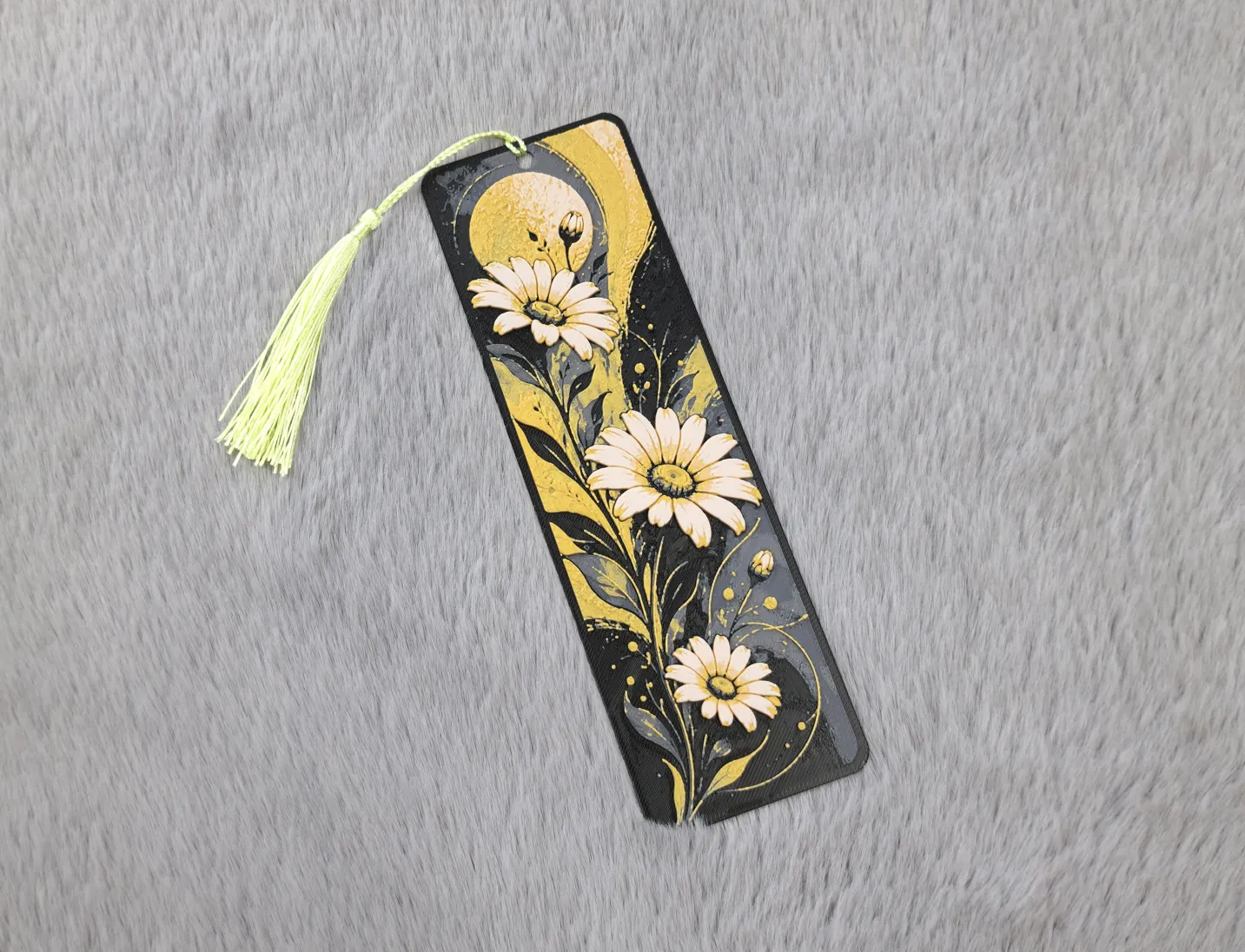 Golden Daisy Garden Bookmark