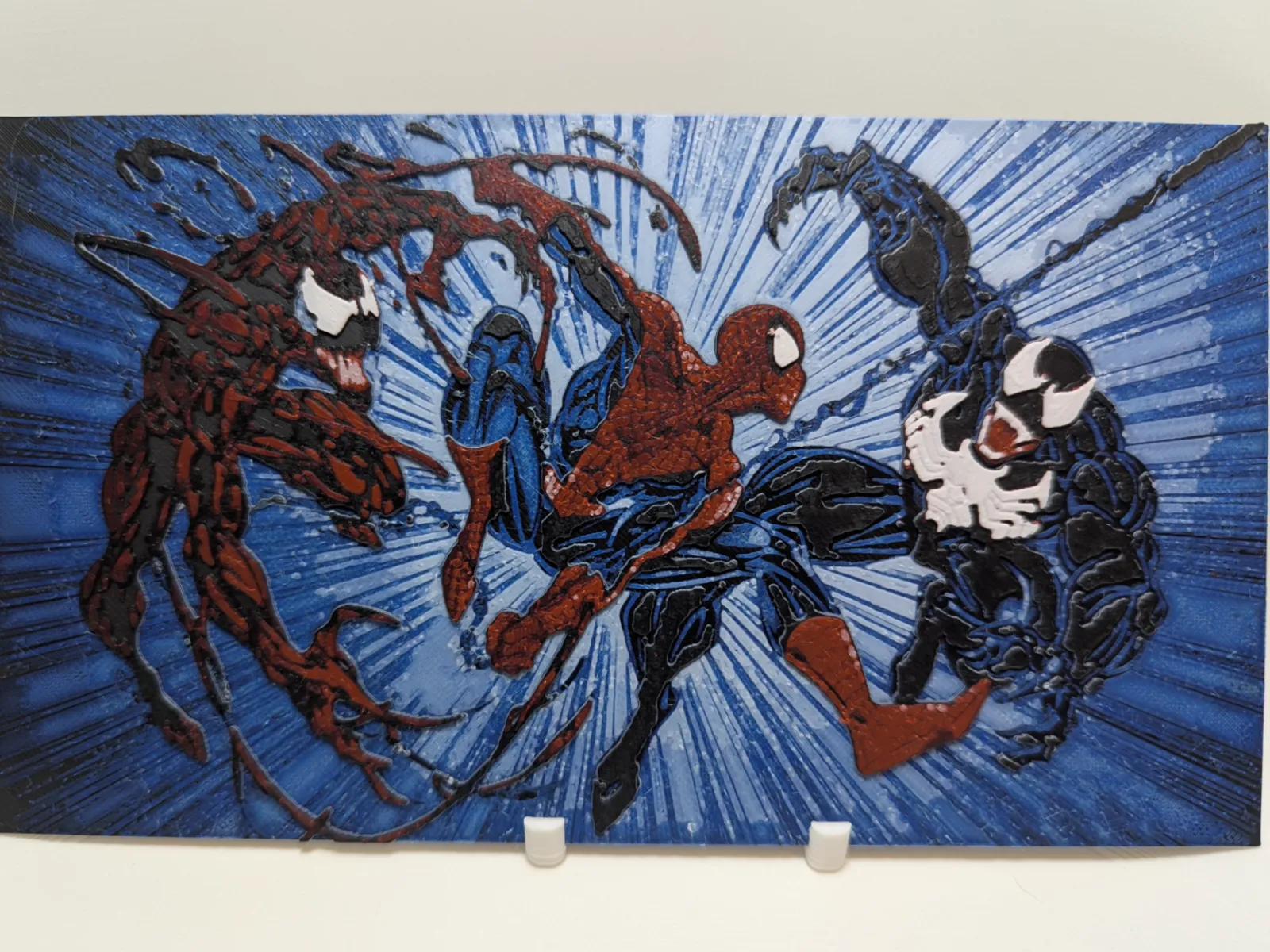 HueForge Max Carnage - Spider-Man, Venom, Carnage