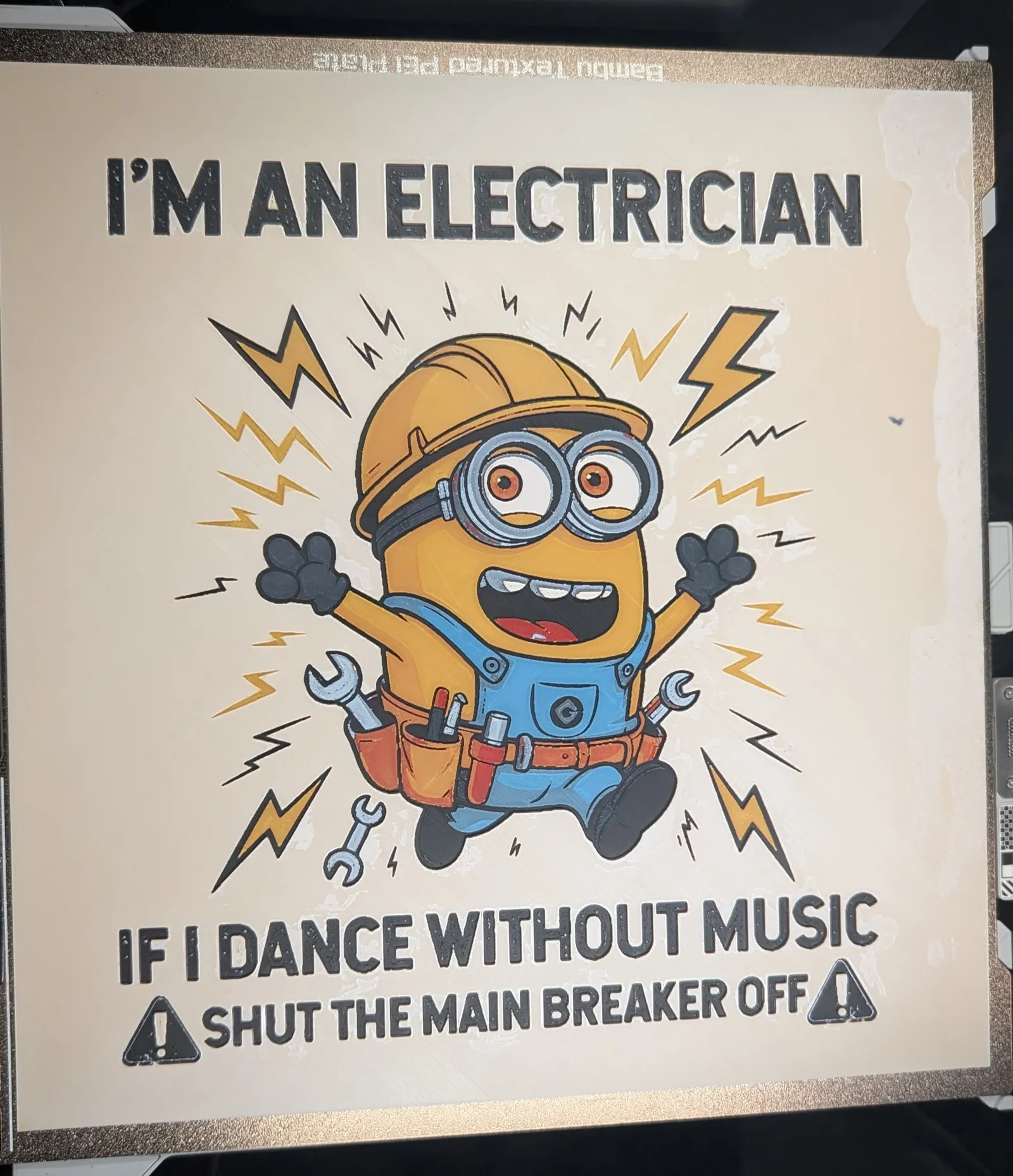 I´m an electrician Hueforge