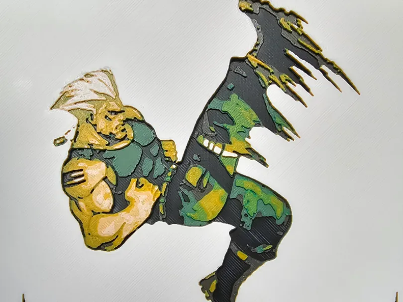 Guile Flash Kick Hue Forge - Street Fighter