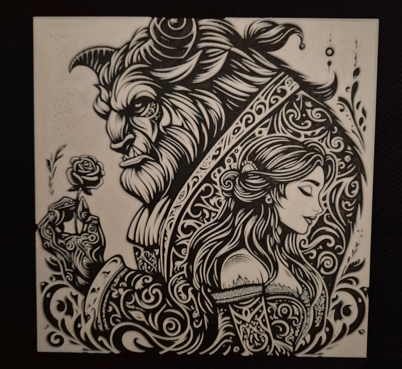 Beauty and the Beast hueforge