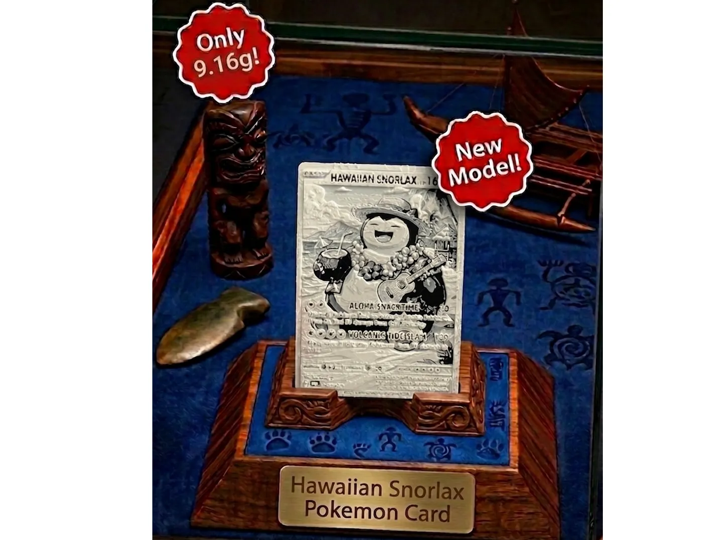 Hawaiian Snorlax Pokemon Card
