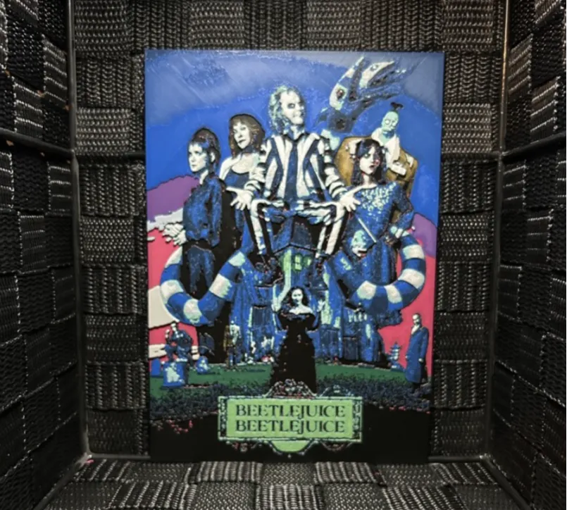 Hueforge Movie Poster - Beetlejuice Beetlejuice -