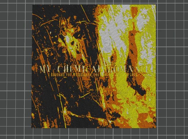 My Chemical Romance Bullets Hueforge