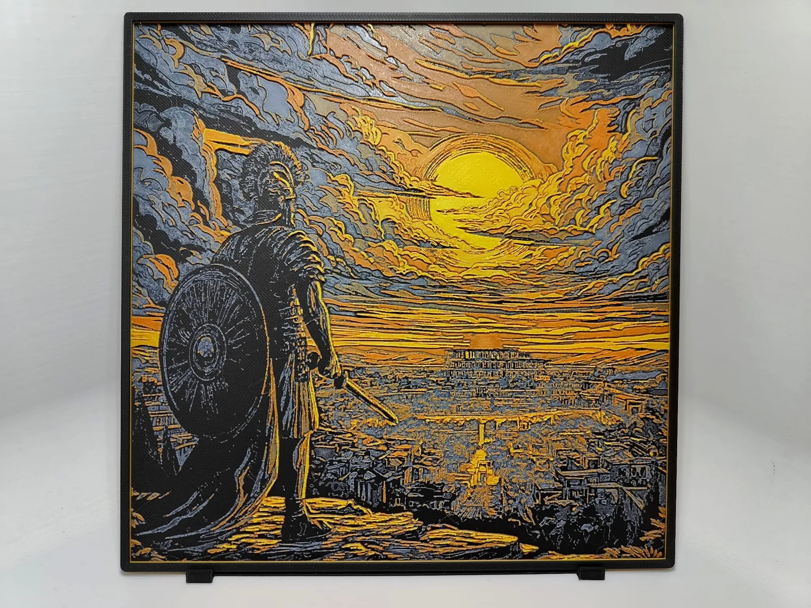 Roman Centurion Sunset - Hueforge