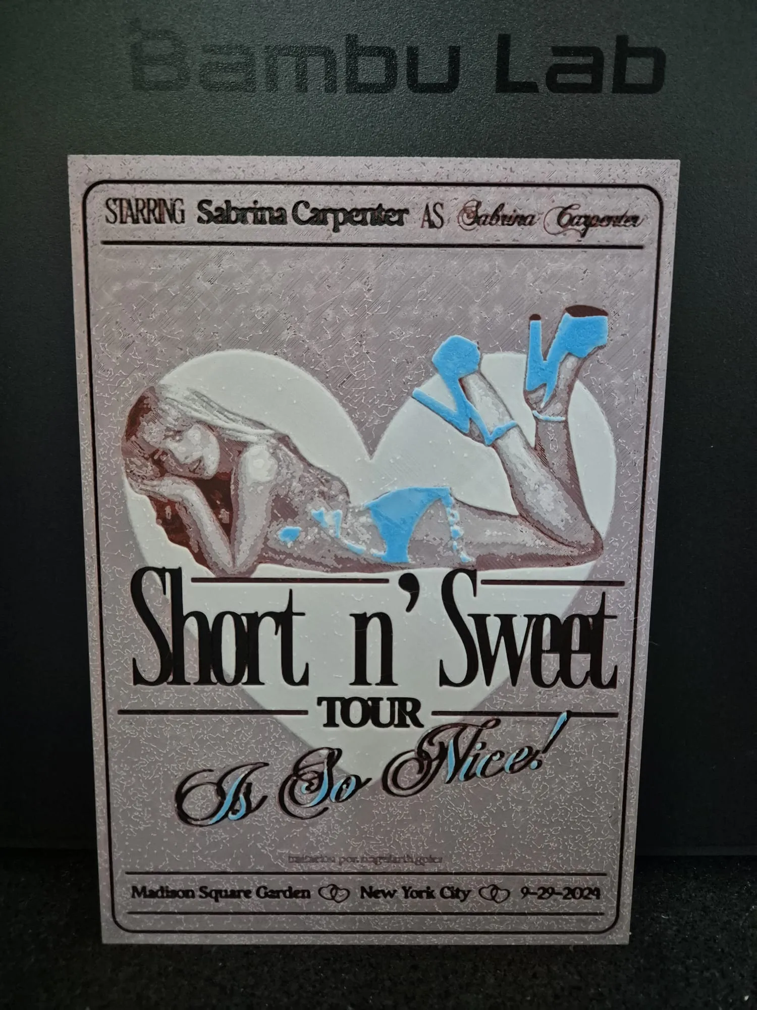 Sabrina Carpenter Short n' Sweet Hueforge