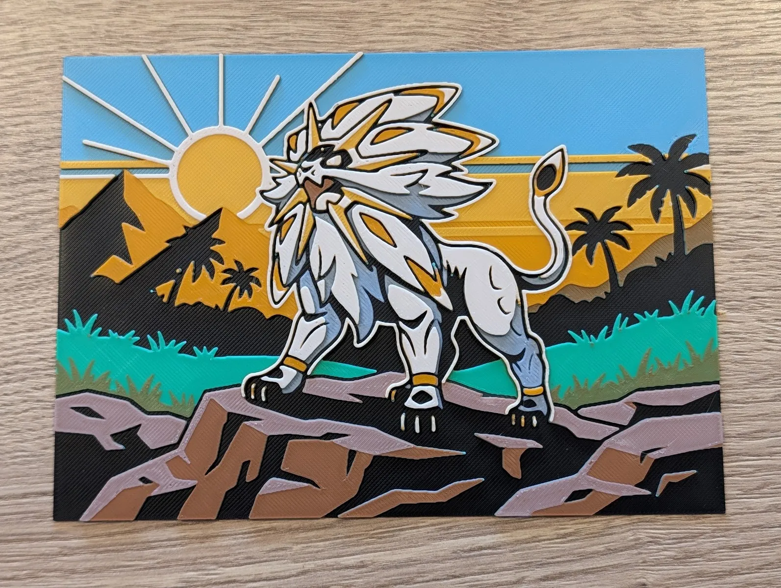 Solgaleo Hueforge & Frame