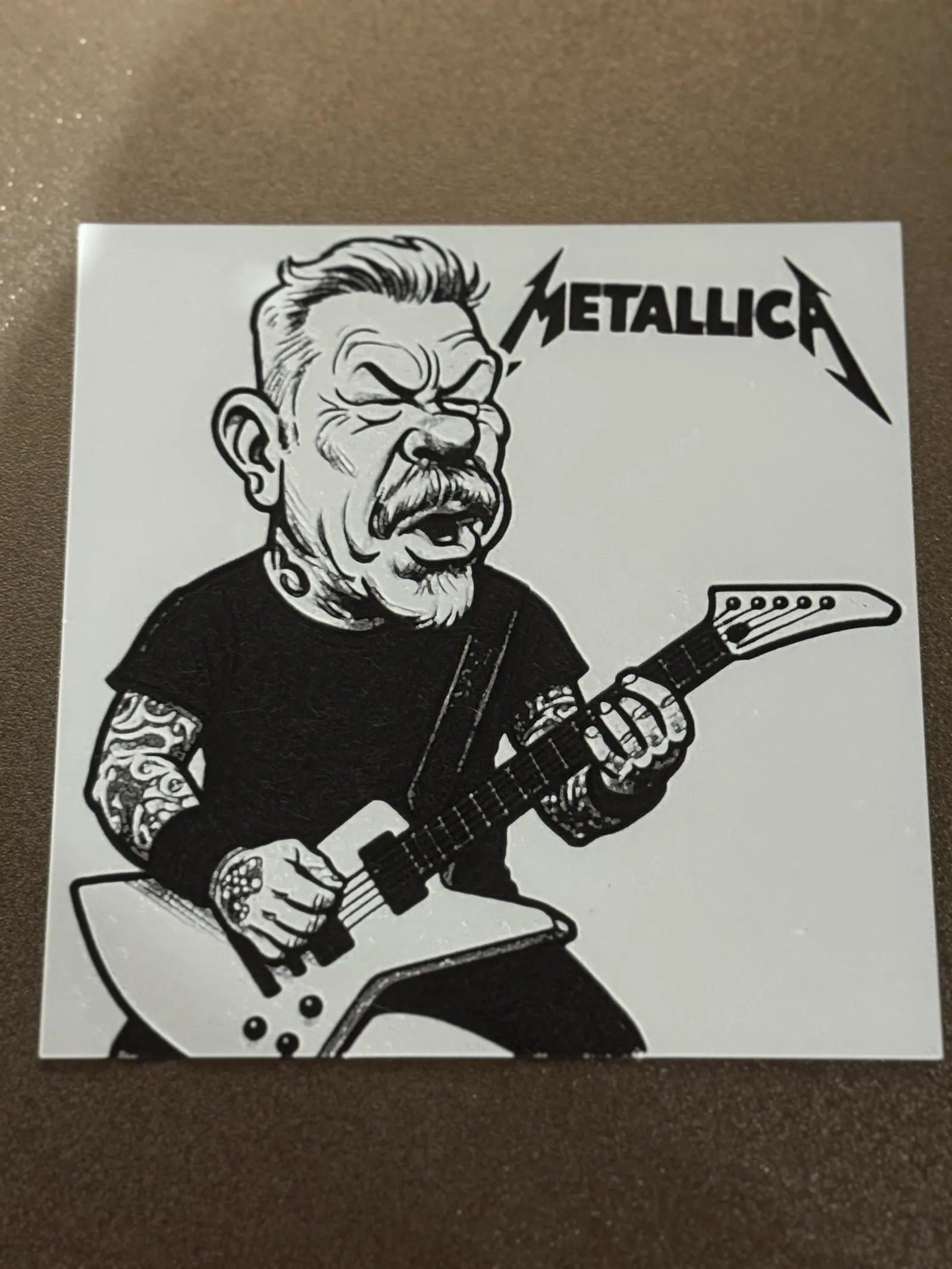 Hue Forge Karikatur James Hetfield