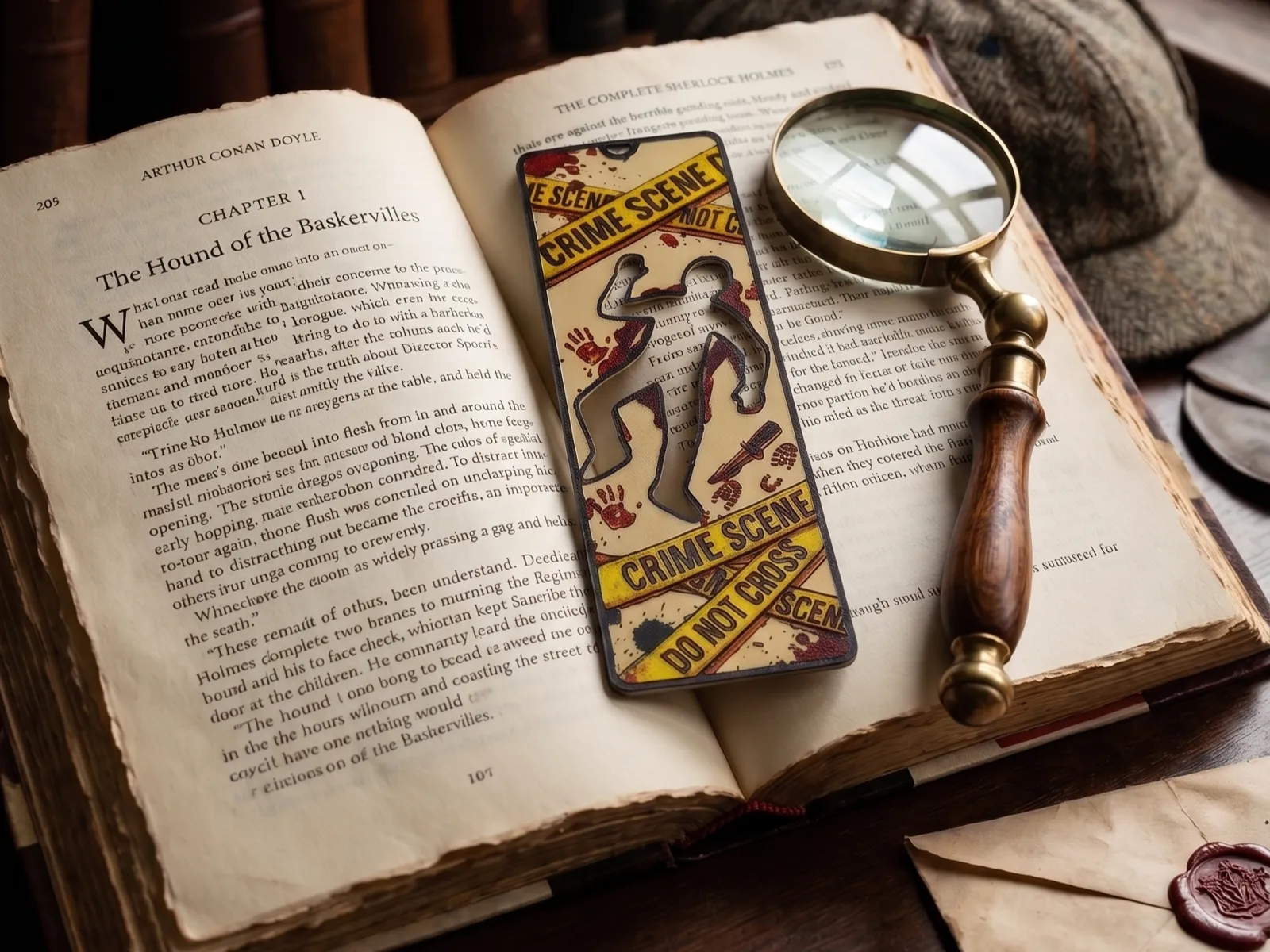 Crime Scene, Mystery Bookmark