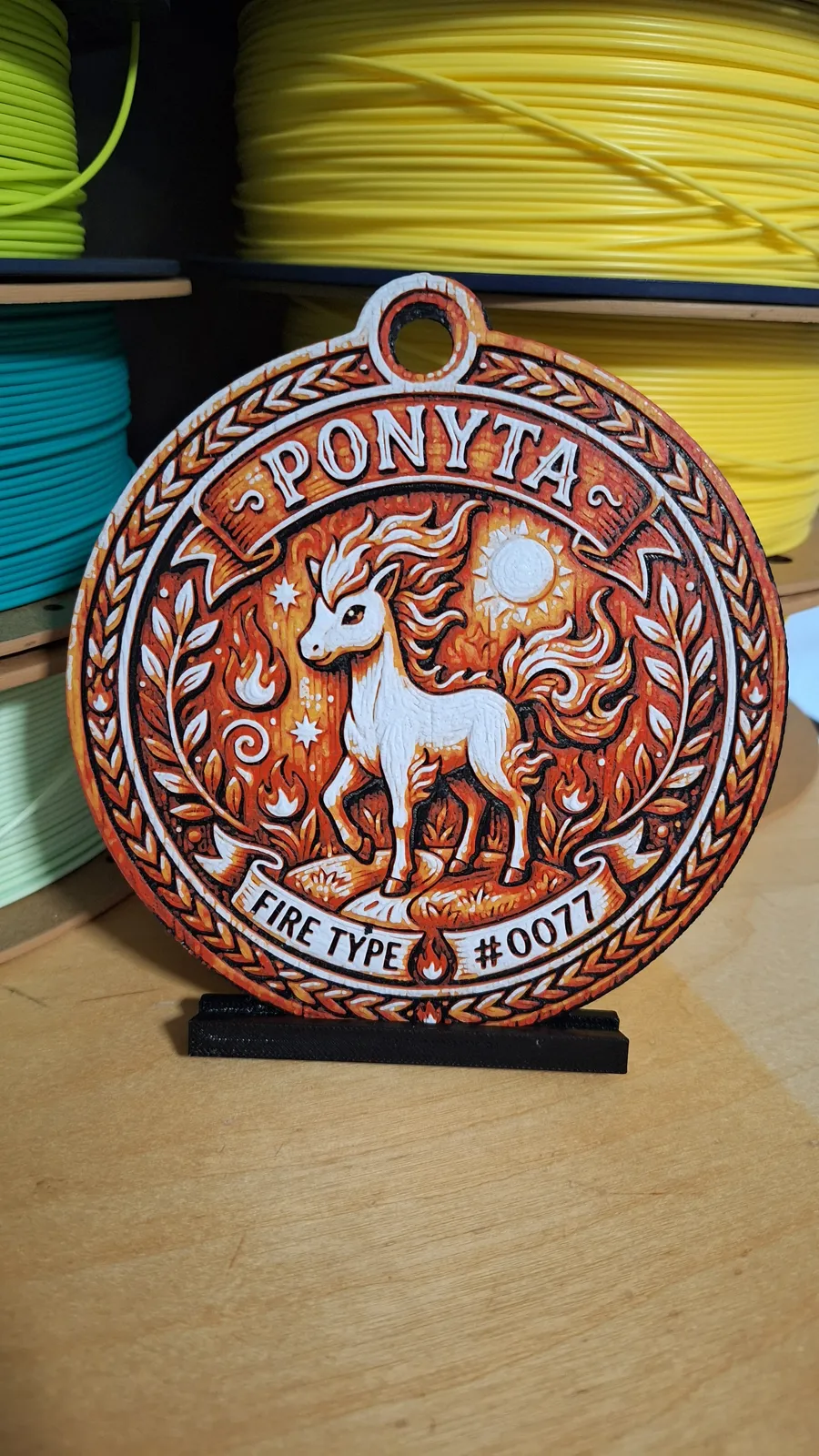 Pokemon - Ponyta Medallion - 4 Colour
