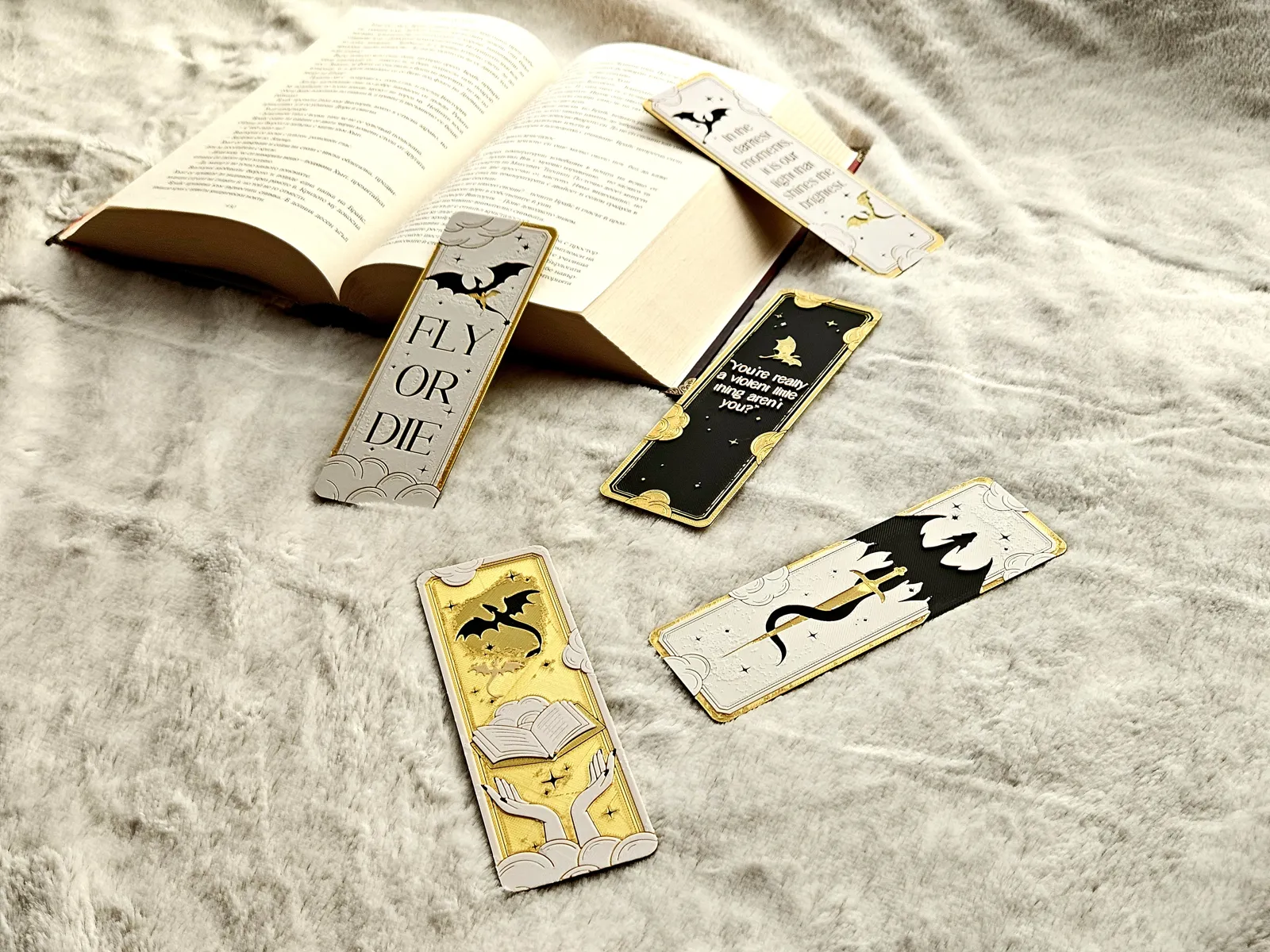 Fourth Wing - Bookmarks Set 1/2