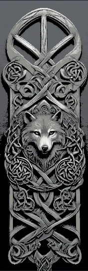 Another Set of 3 Celtic Knot Bookmarks - Spirit of the Wolf Designs