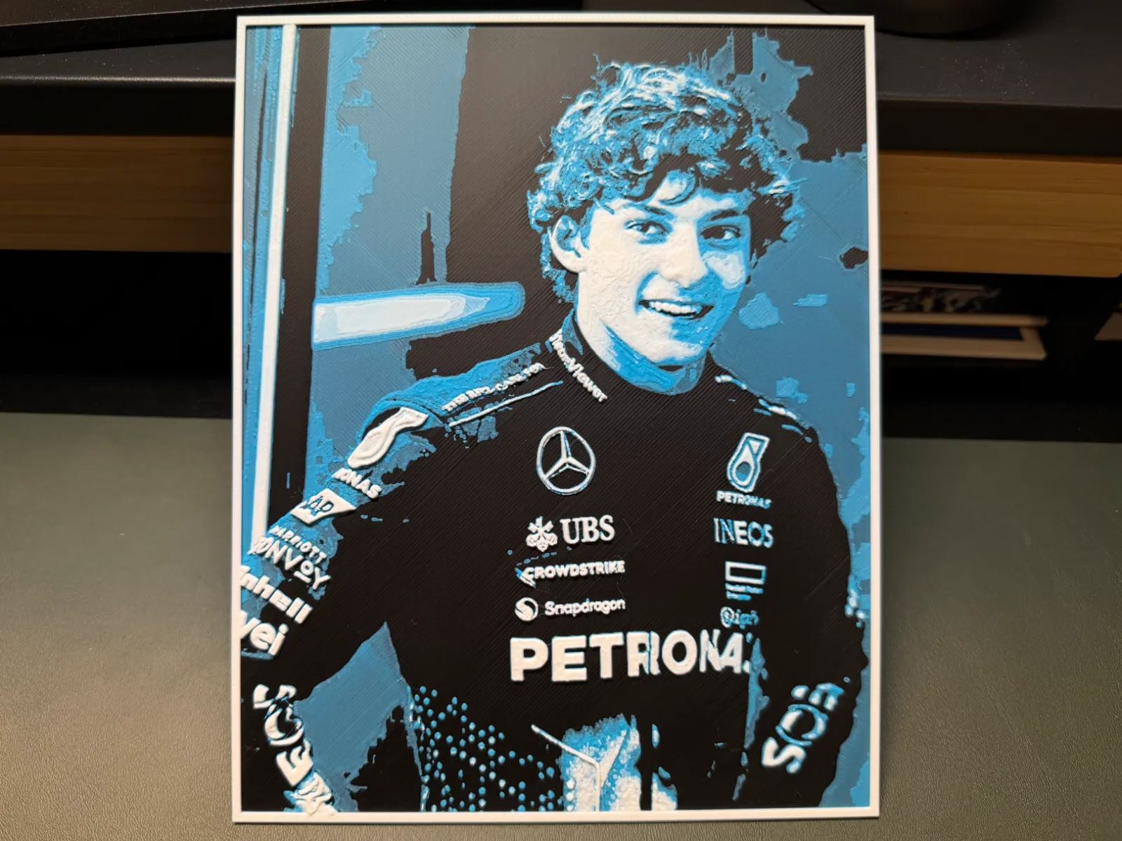 Kimi Antonelli F1 HueForge