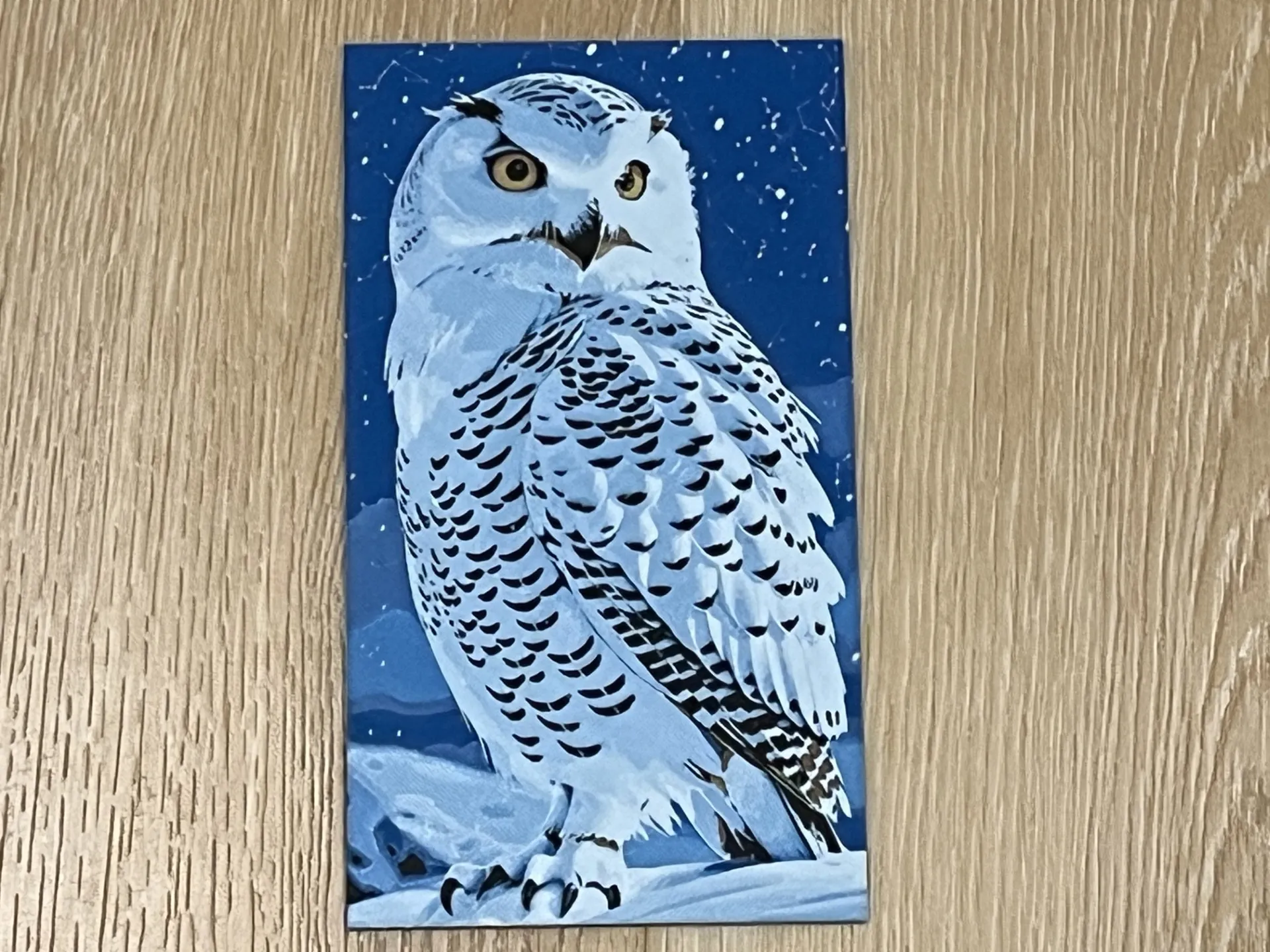 Animal Snowy Owl Hueforge