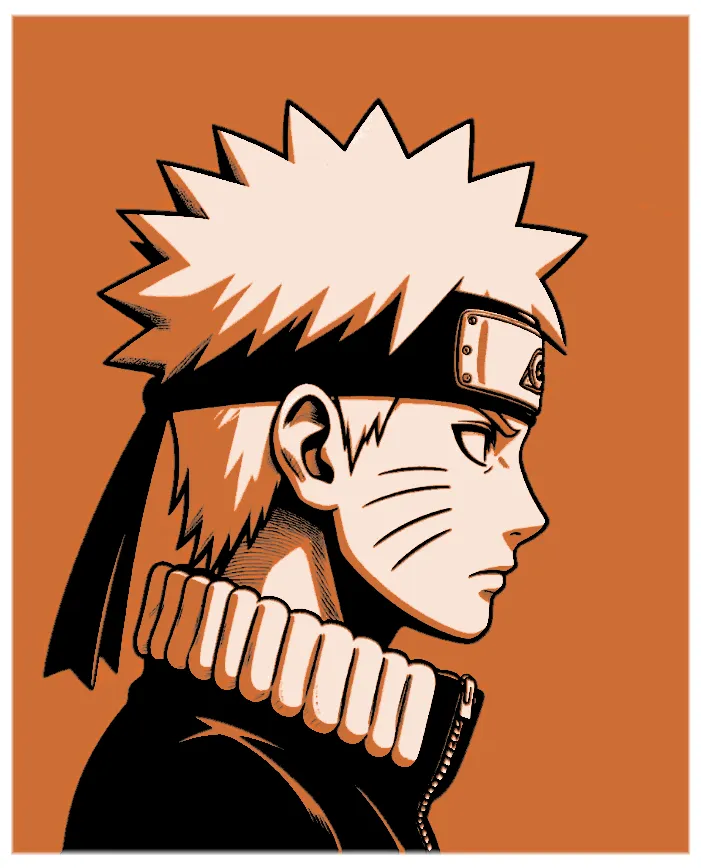 Hueforge - Naruto - Side View