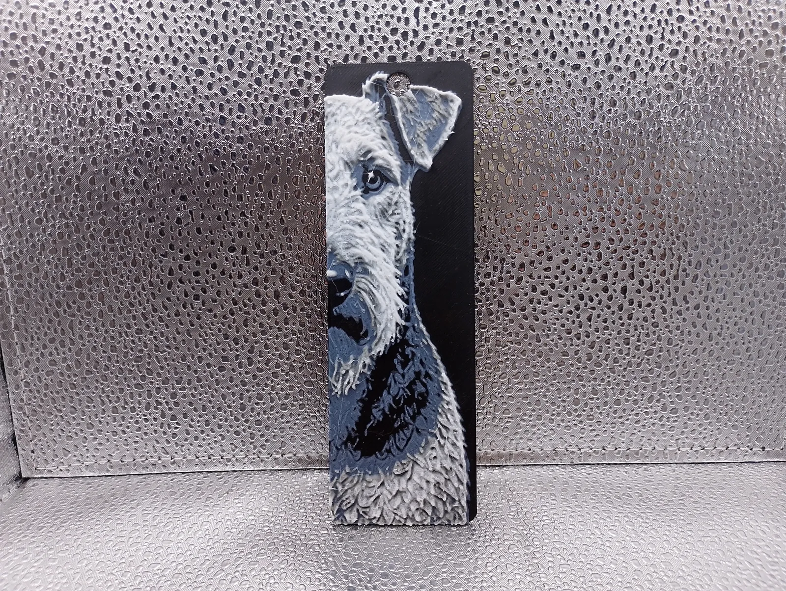 Airedale Terrier Bookmark – Hueforge