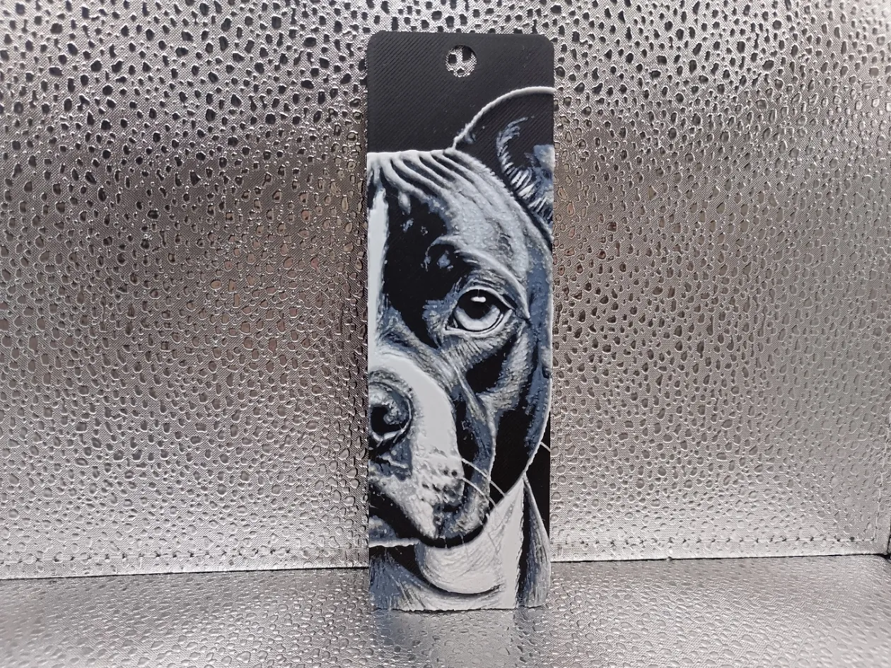 Amstaff Bookmark – Hueforge