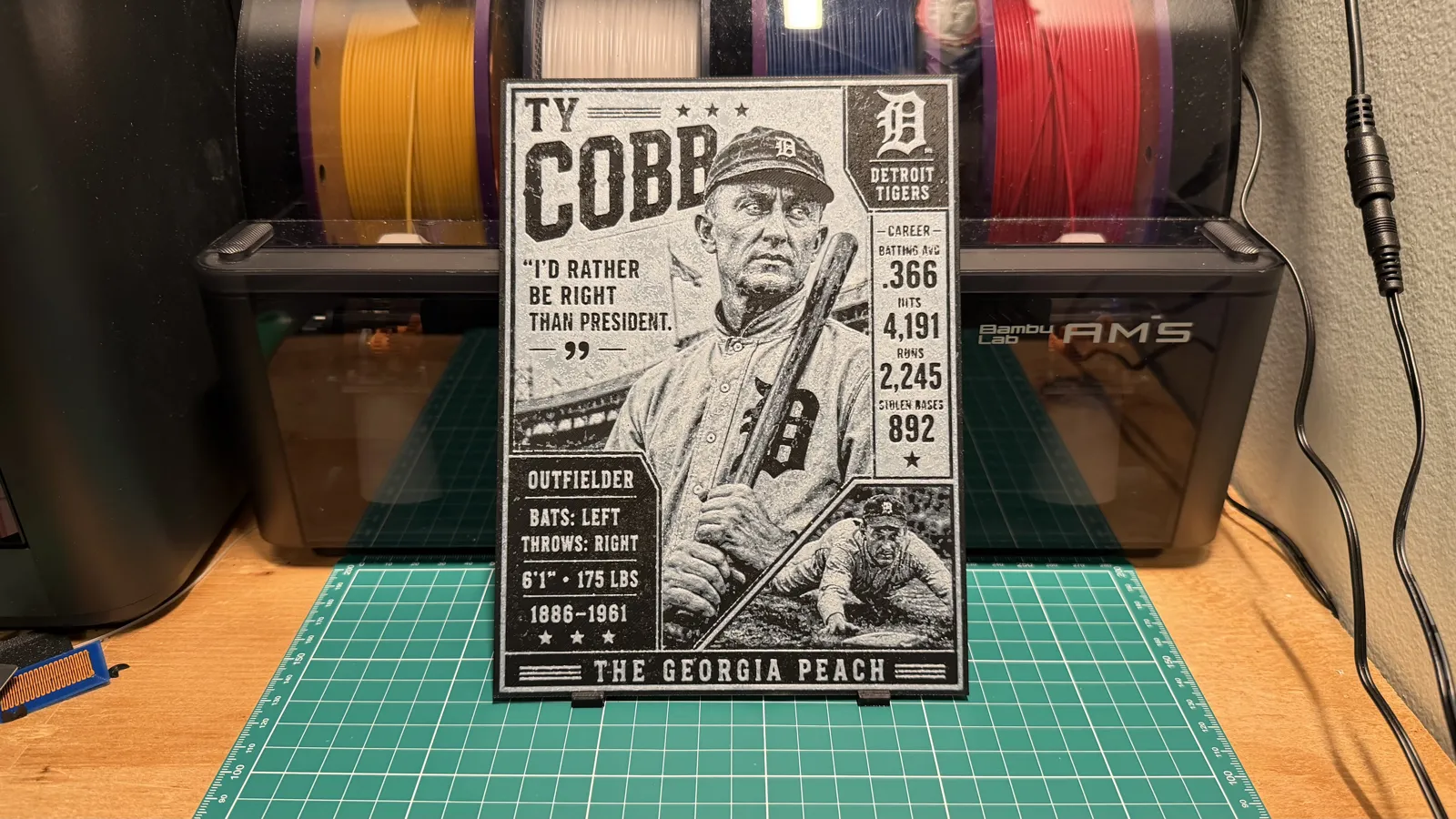 Ty Cobb Vintage Baseball Card