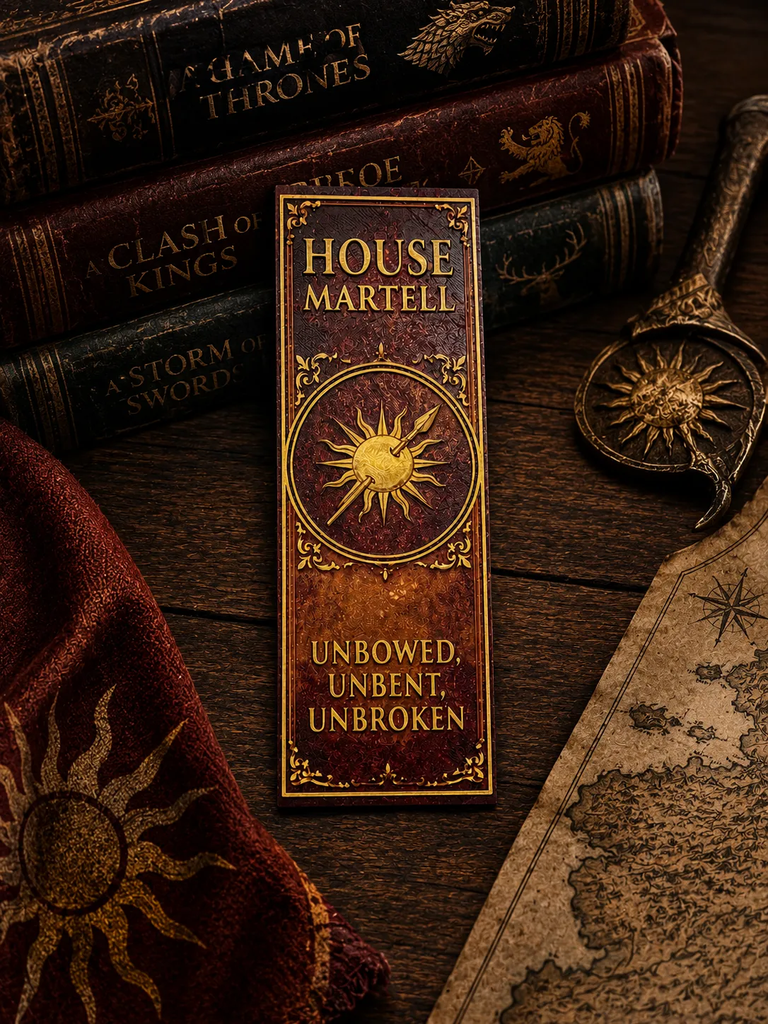 House Martell Bookmark - Game Of Thrones