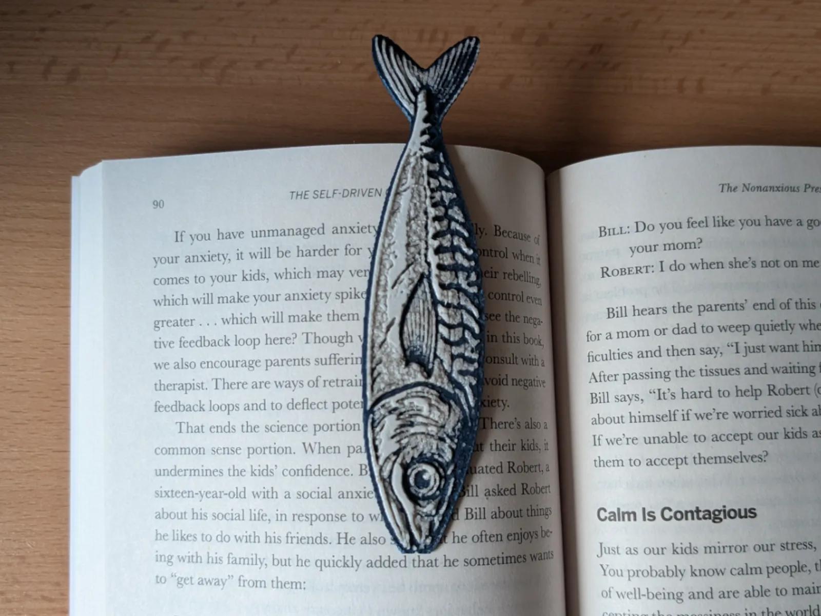Realistic Sardine Fish Bookmark