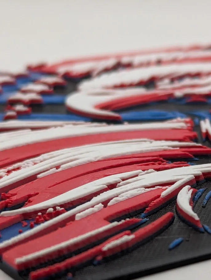 America - Flag - Eagle - Hueforge