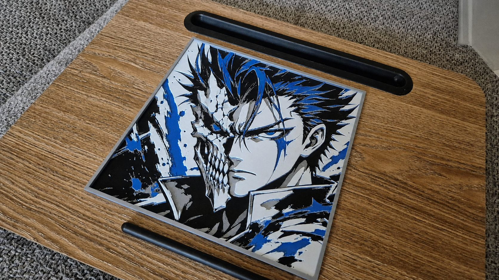 Grimmjow Jaegerjaquez Fanart - Bleach HueForge Art