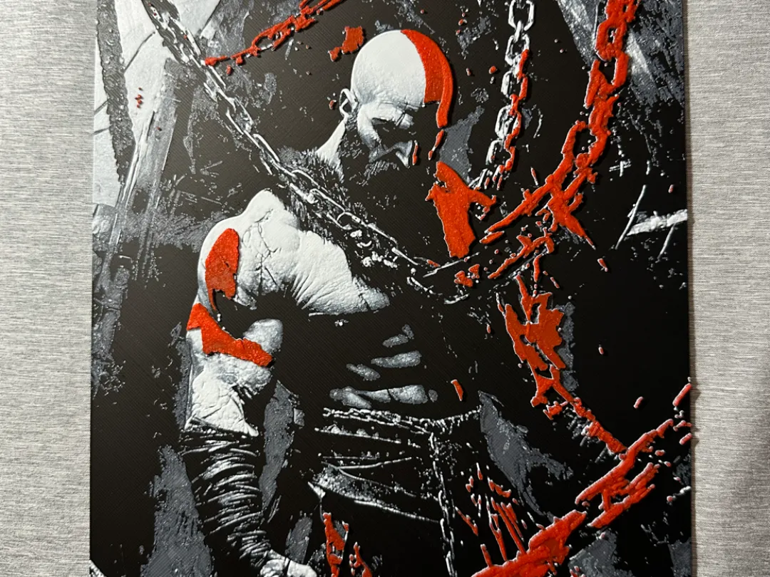 Kratos God of War Hueforge 2