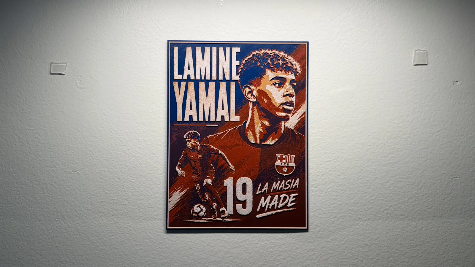 Spain Lamine Yamal World Cup Poster Style HueForge