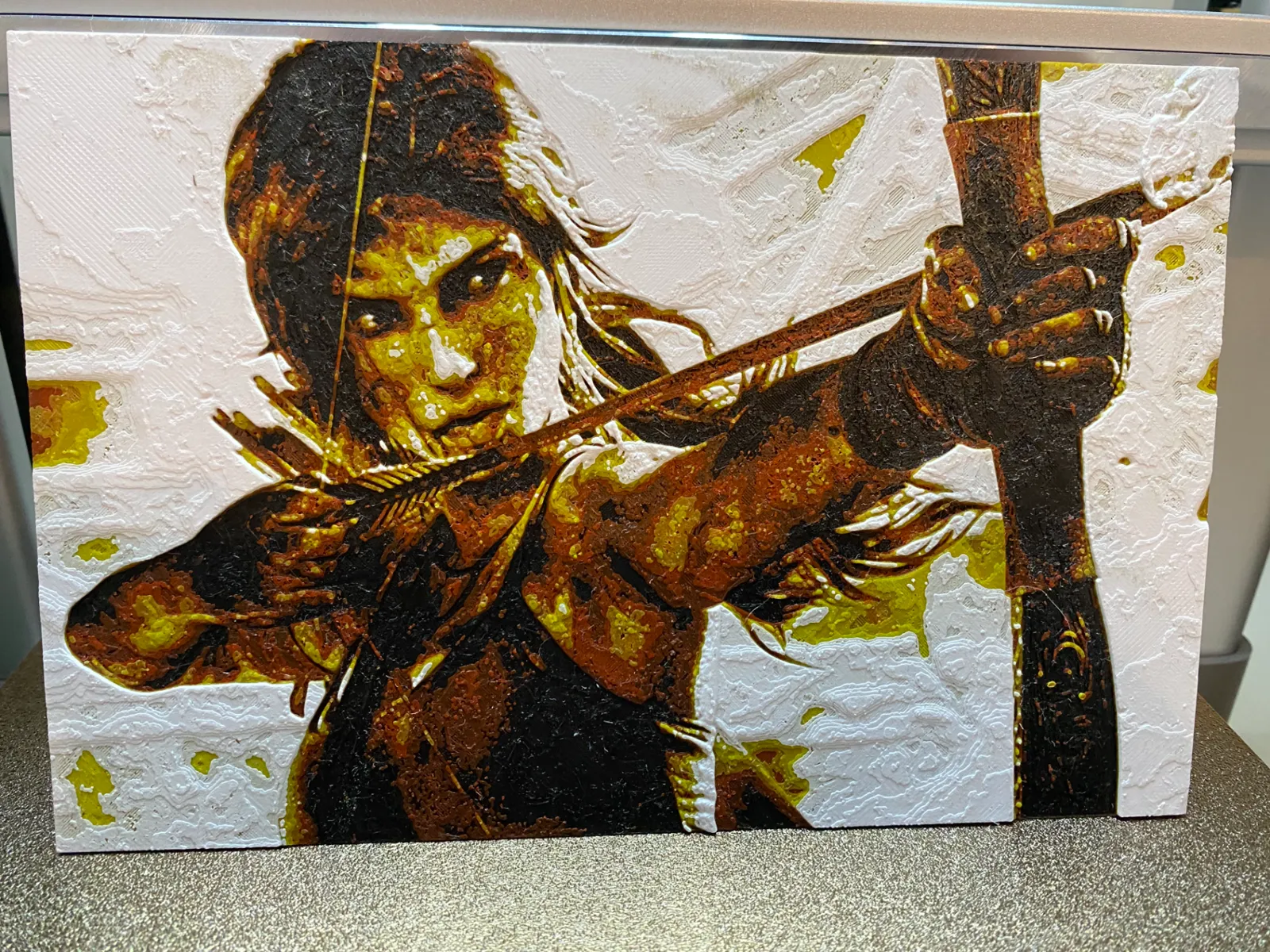 Lara Croft Tomb Raider HueForge