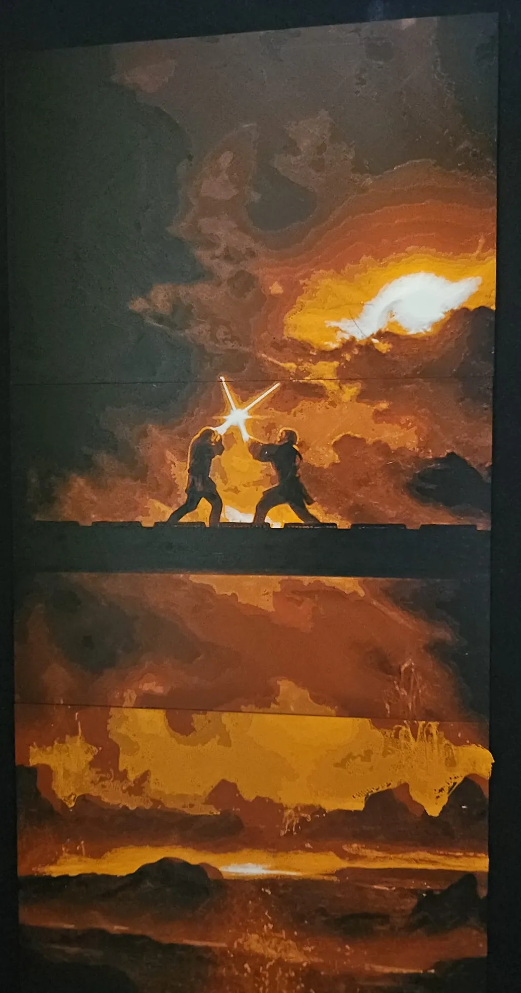 Anakin vs. Obi Wan - Hueforge/3-Piece Hugeforge