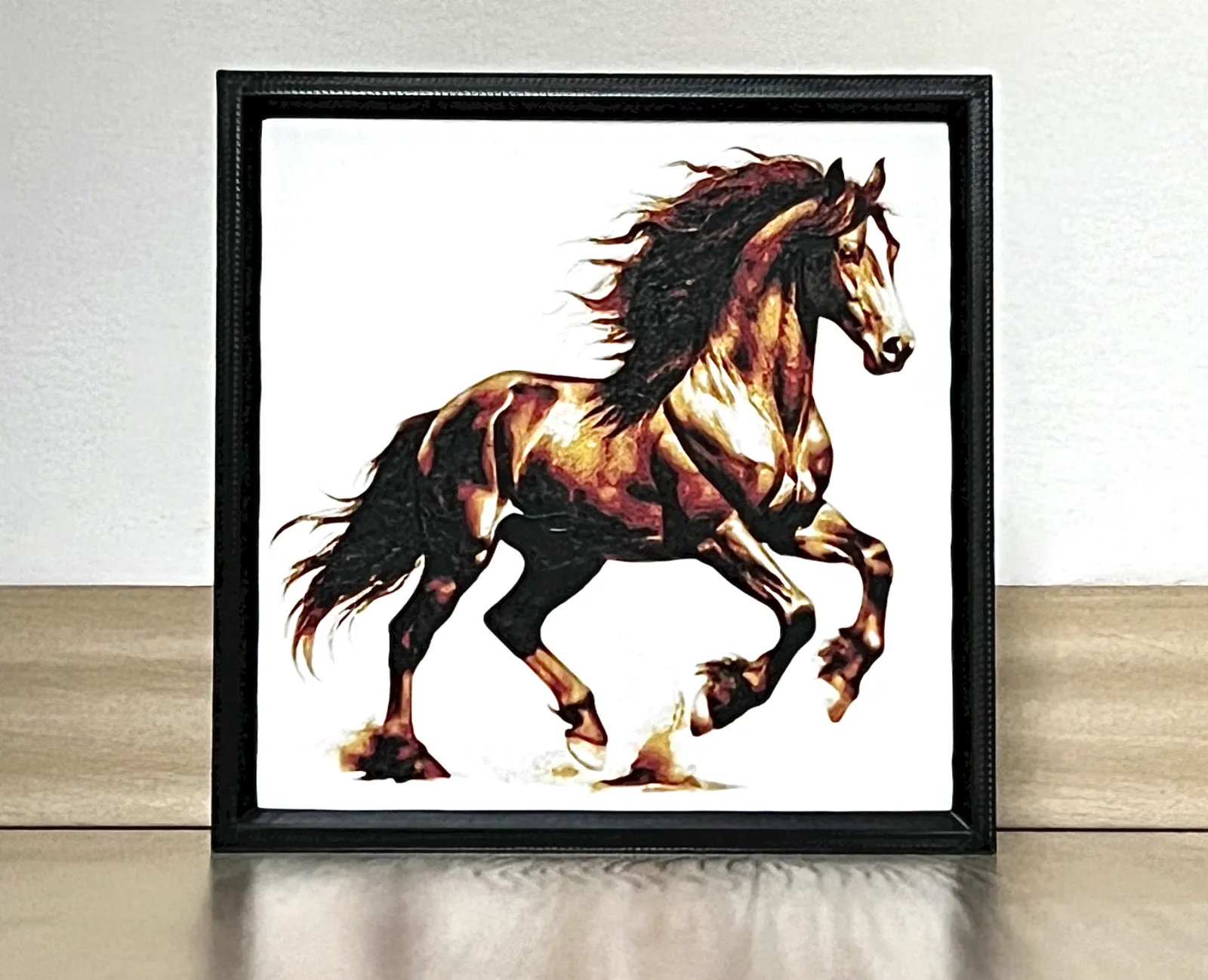 Hueforge Horse Fred-no Frame-Pferd-Fred O.Rahmen