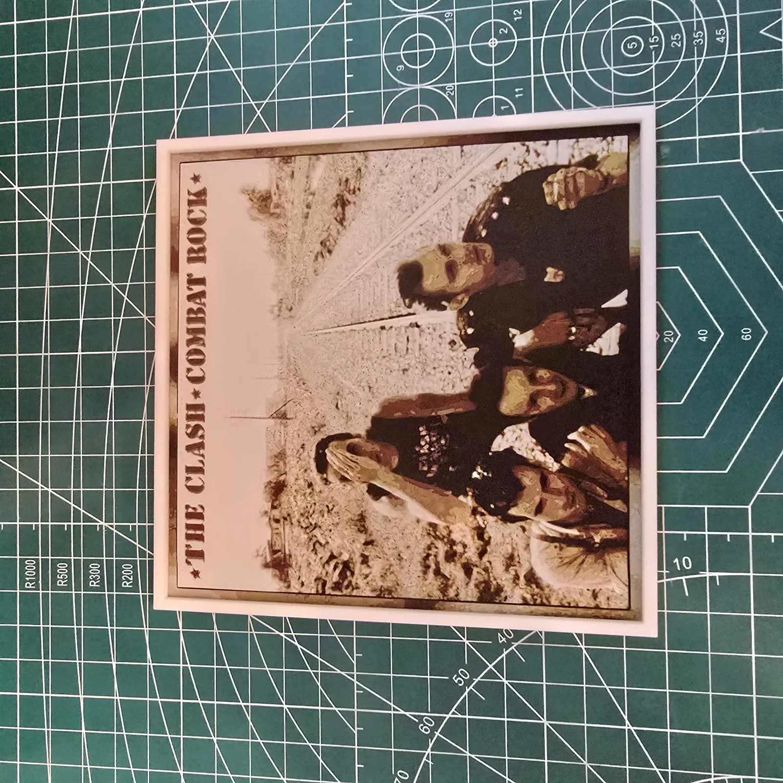 The Clash "Combat Rock" Album - Hueforge Art