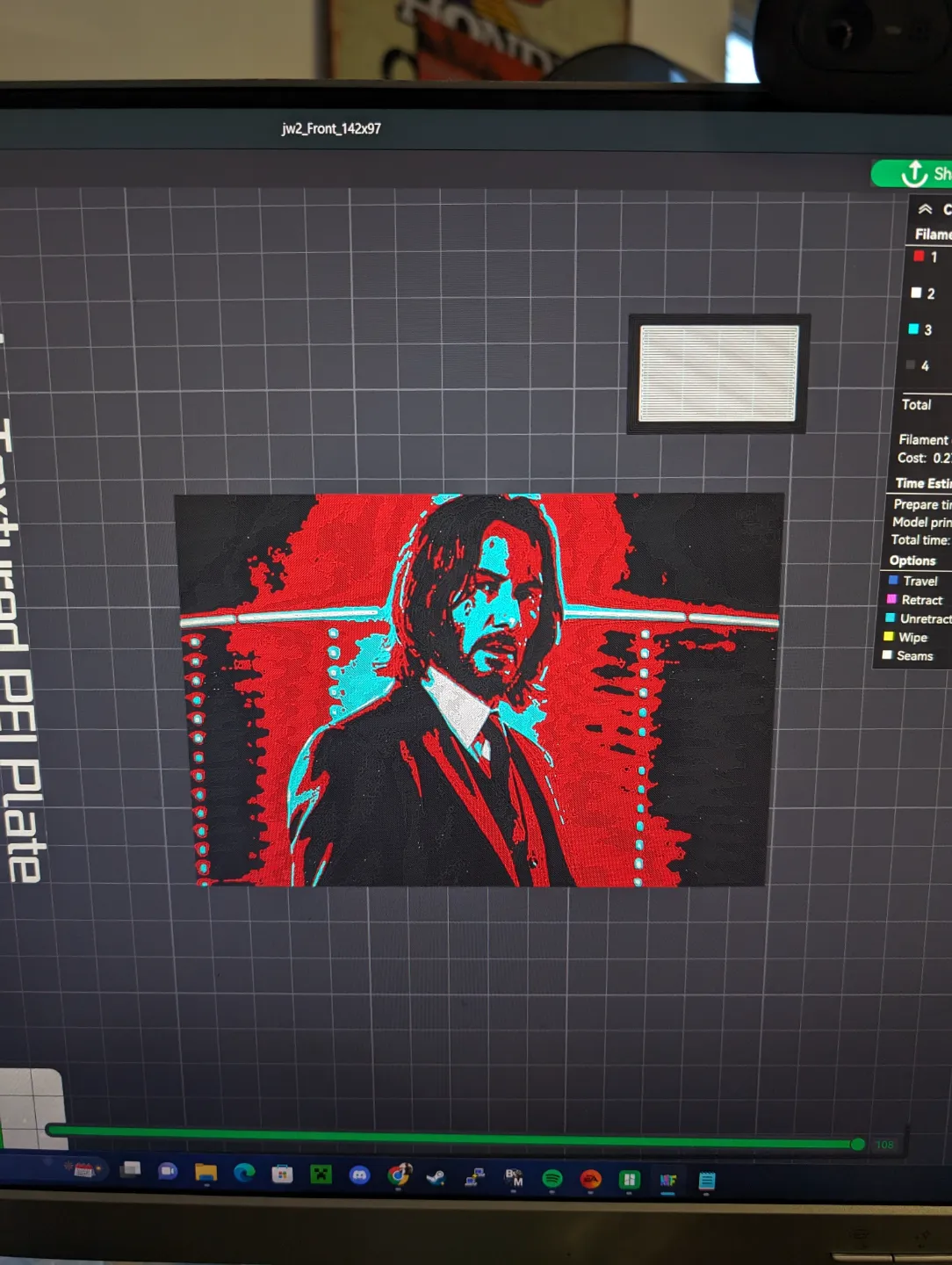 John Wick/Keanu Reeves - HueForge