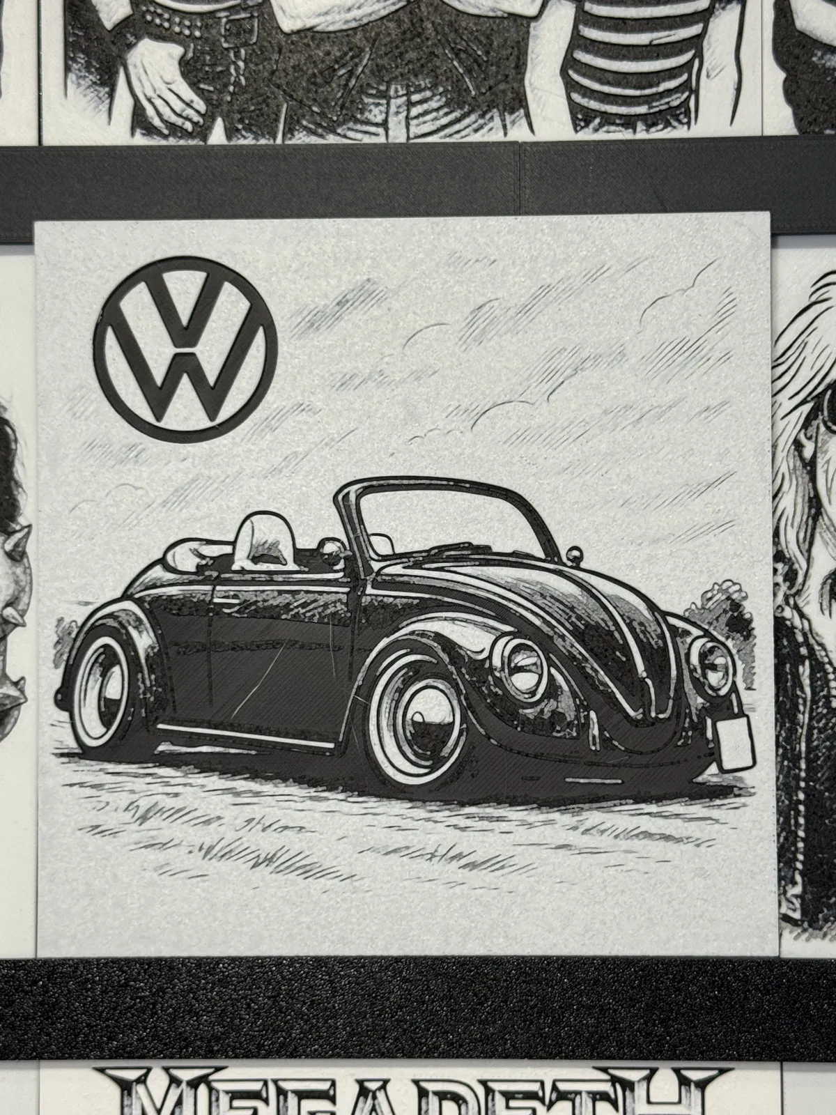Hue Forge Karikatur VW Käfer Cabrio