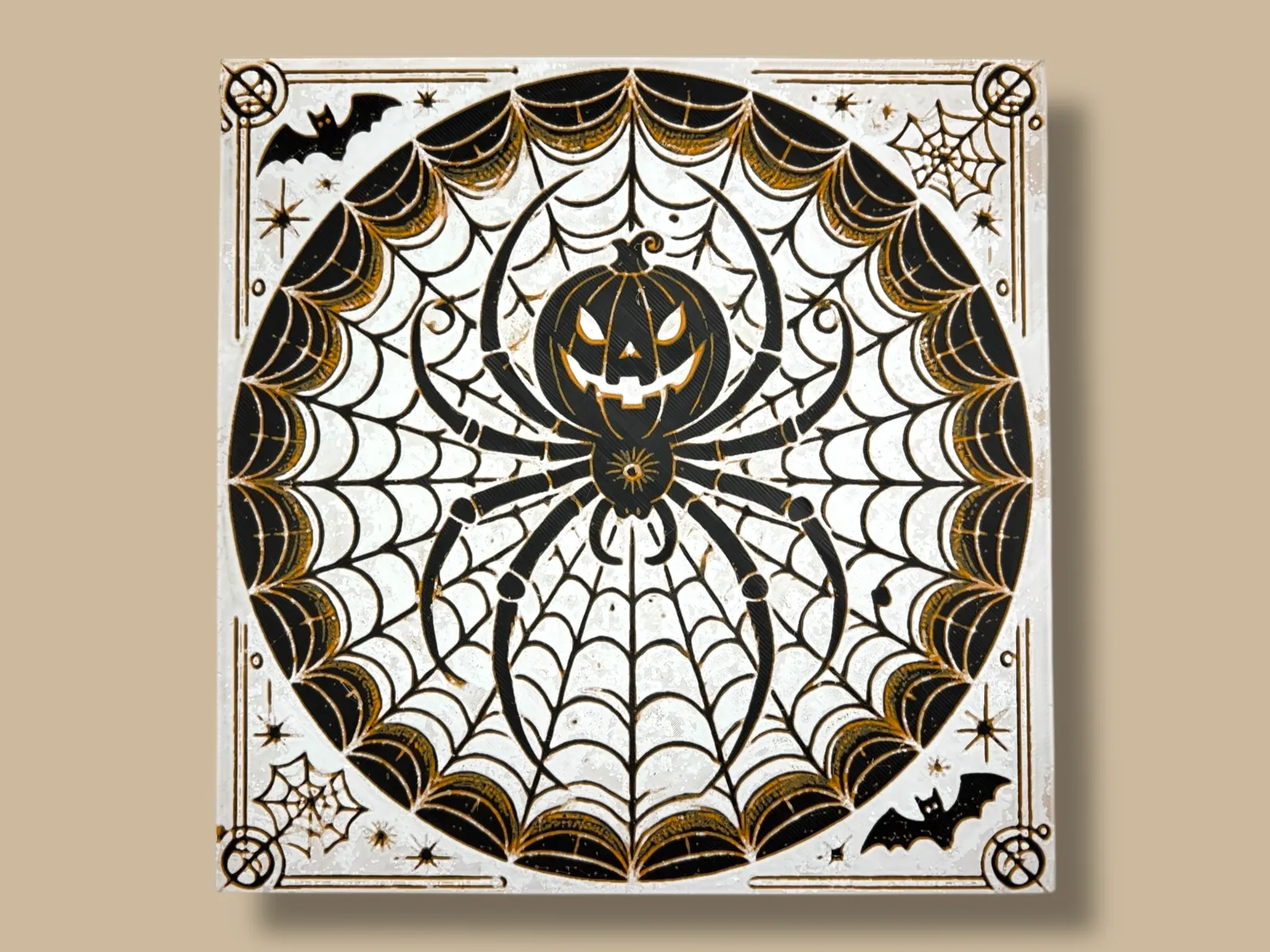 Web of Mischief - Spider Halloween Hueforge