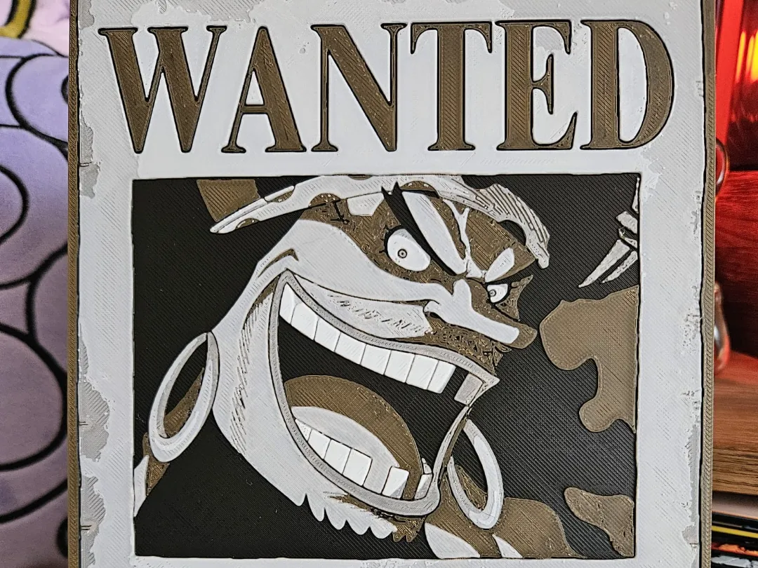 One Piece wanted poster - Marshall - D - Teach