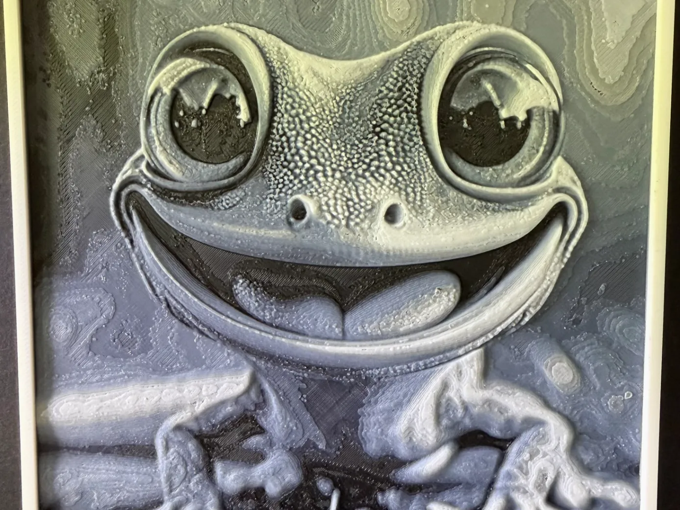 Gecko " Happy to see you" Hue forge