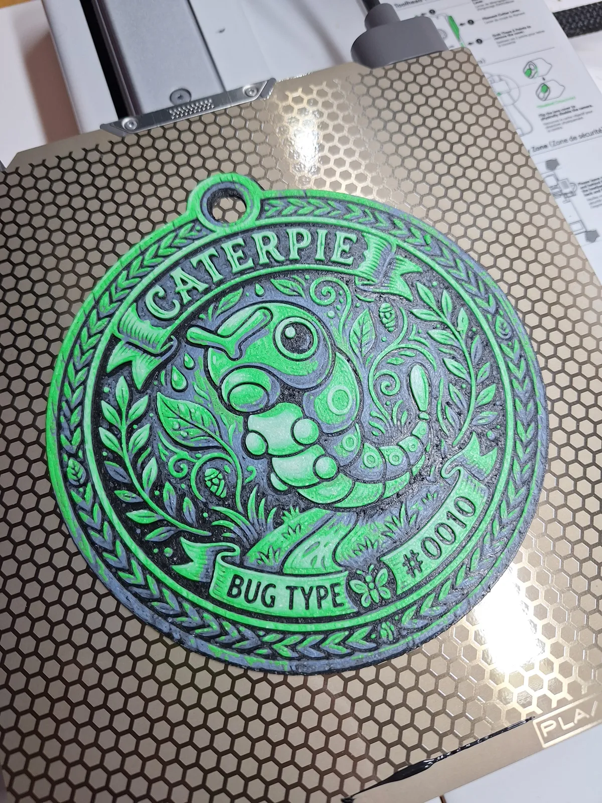 Caterpie #0010 - Pokemon Ornament