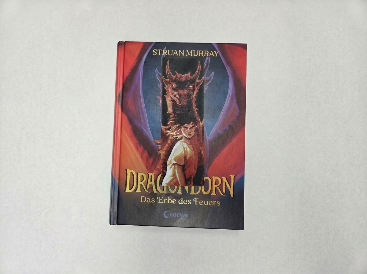 Dragenborn Lesezeichen erstes Buch HueForge Chroma