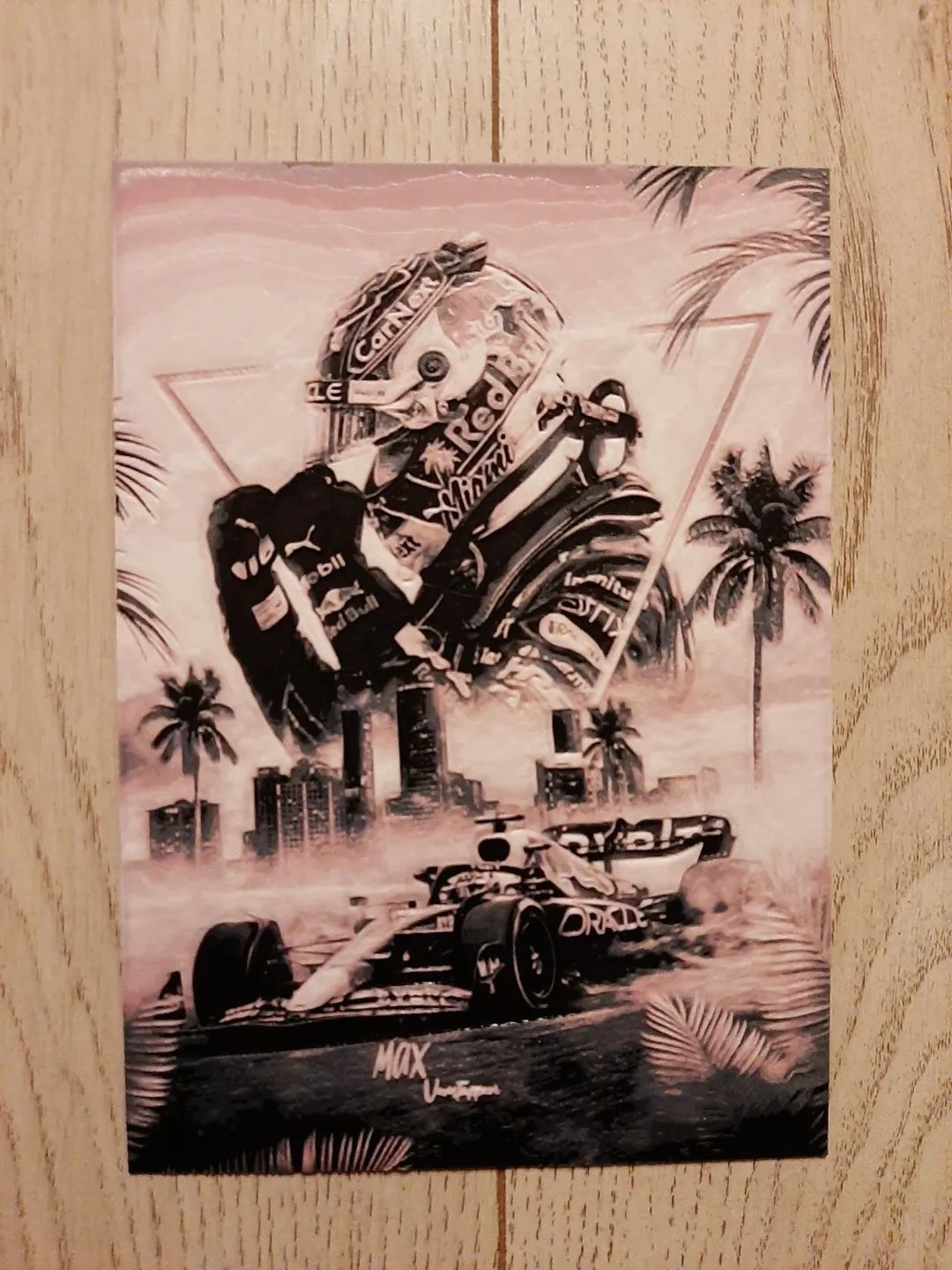 HueForge Max Verstappen Miami