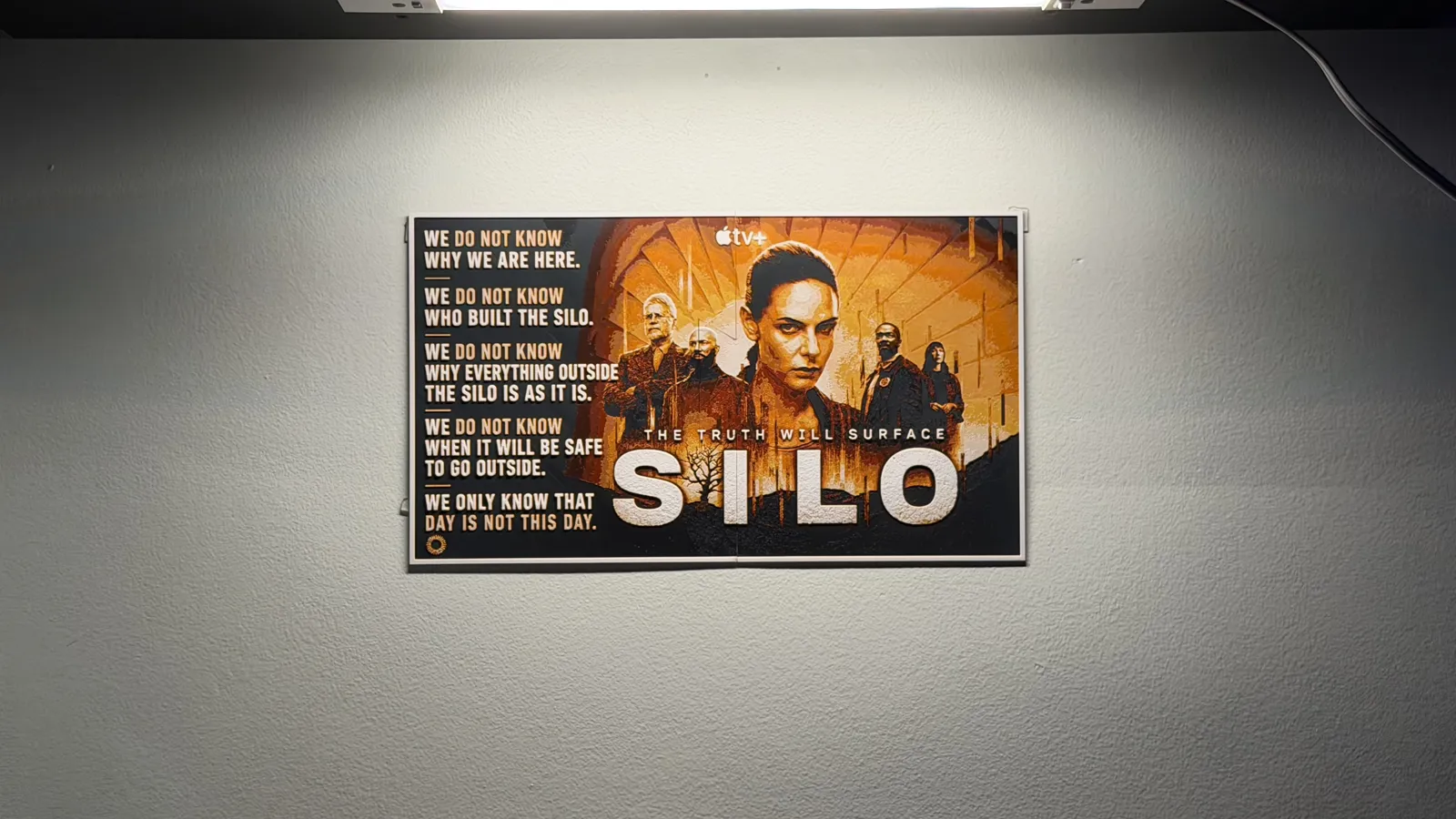 Silo TV Show HueForge Poster