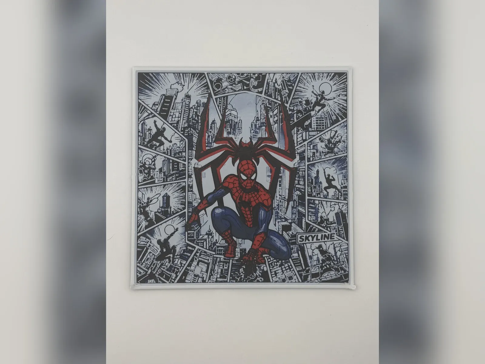 Spider-Man Comic HueForge Print