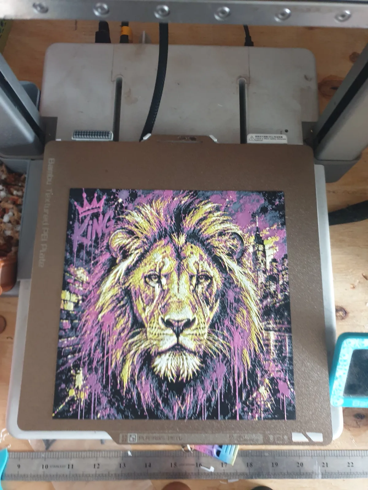 Graffiti King Lion – 5 Colour HueForge