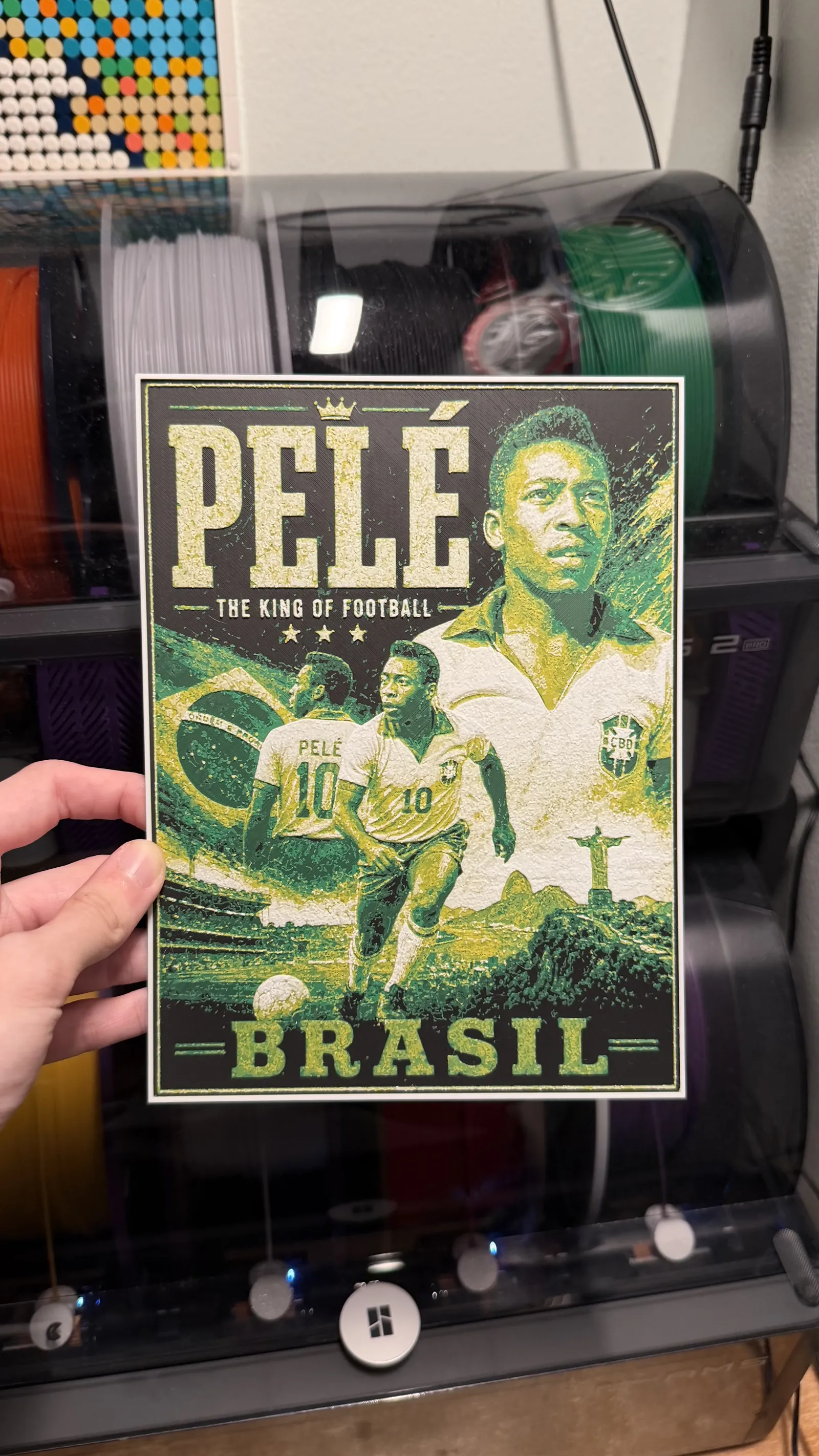 Pelé Poster HueForge