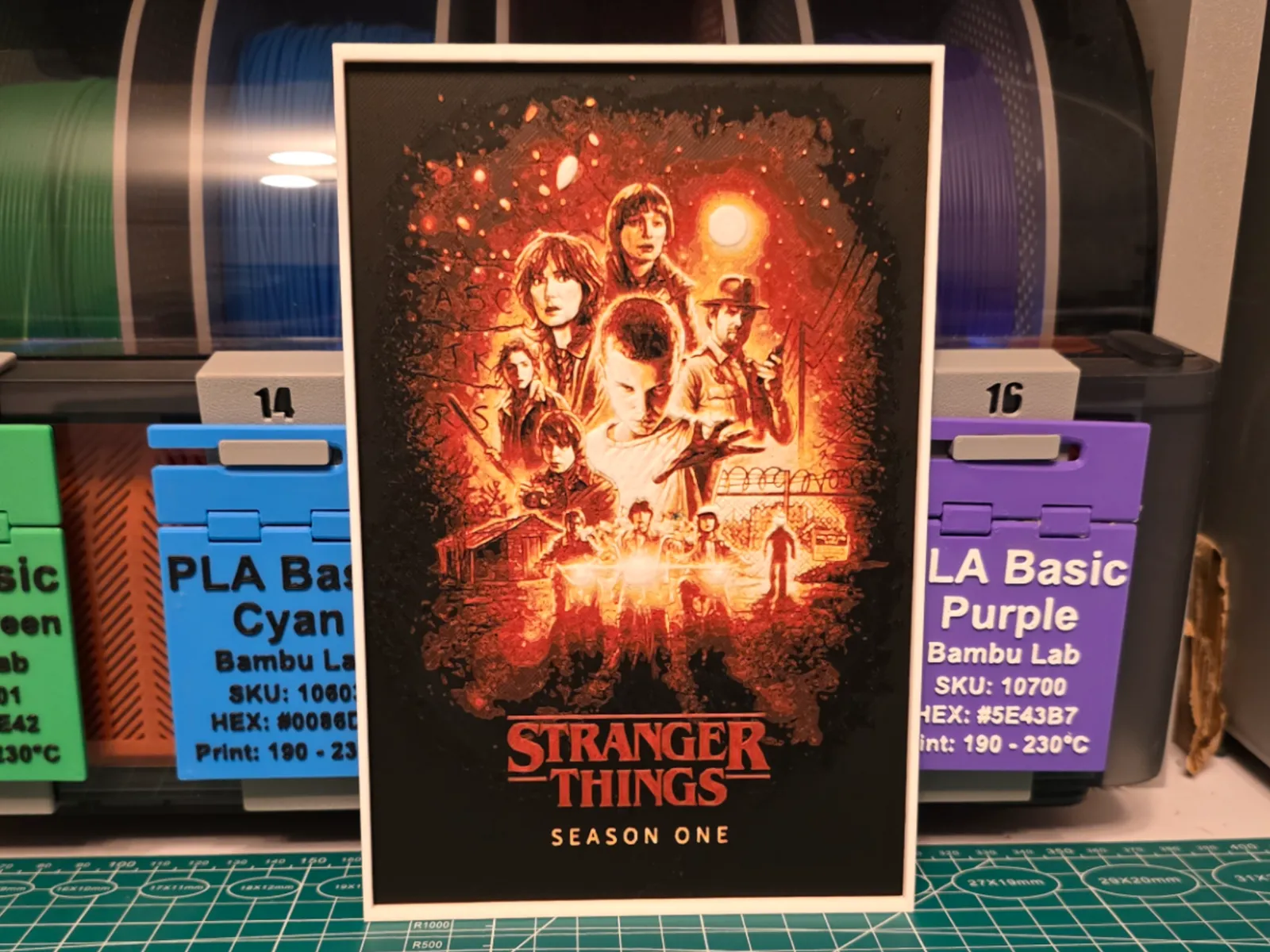 Stranger Things Season 1 Poster - Hueforge Art