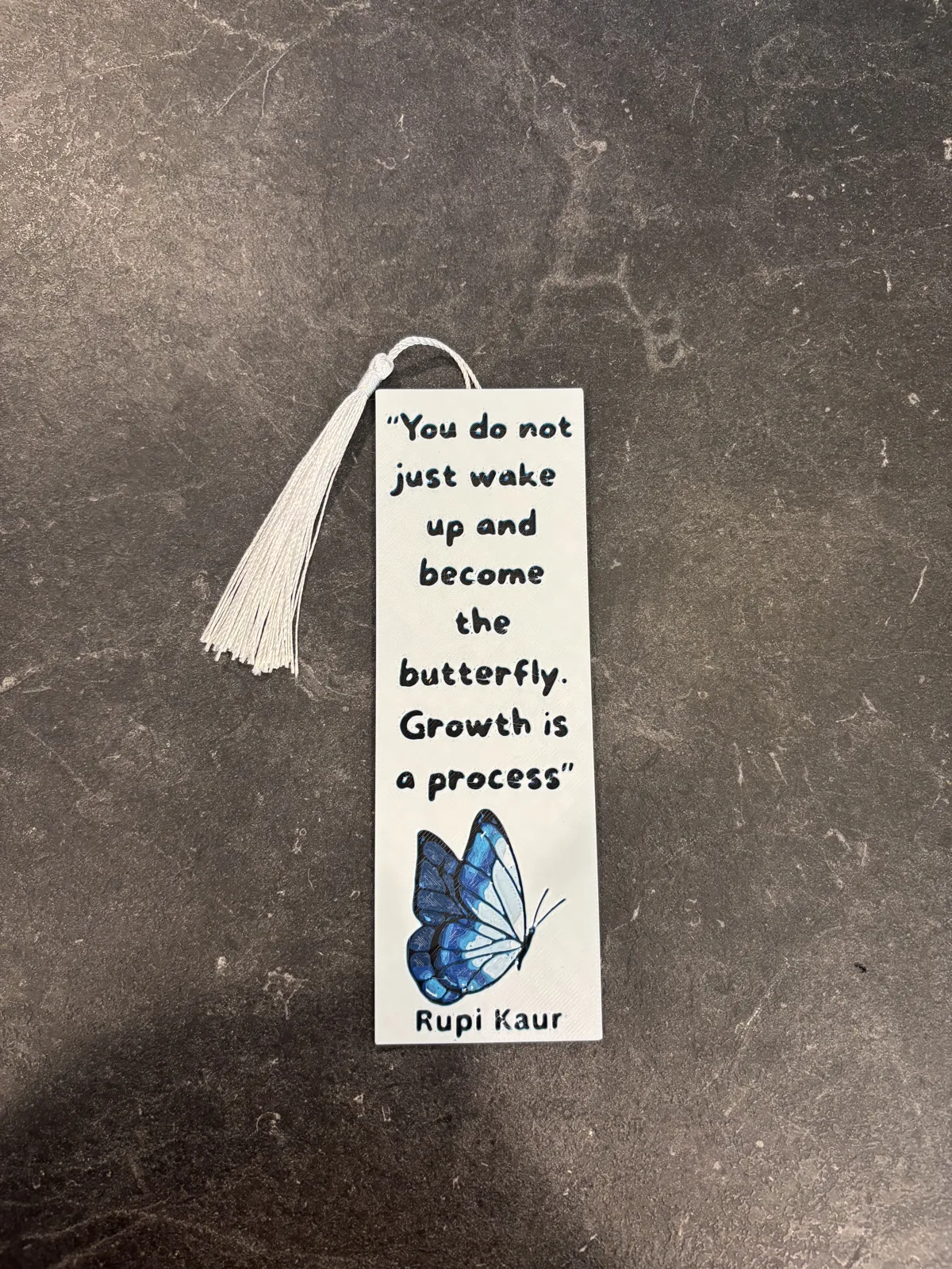 Rupi Kaur Butterfly Growth Bookmark Hueforge