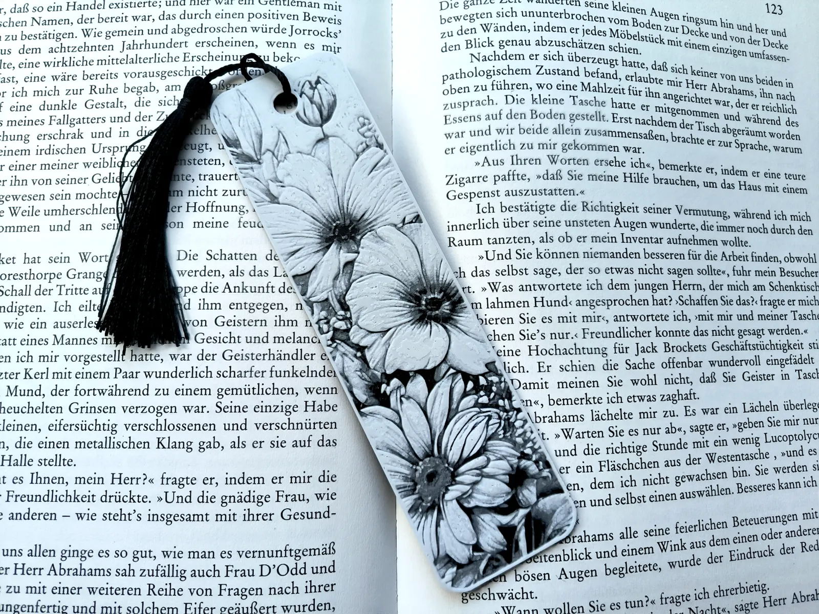 Flower Bookmark - 3 color HueForge