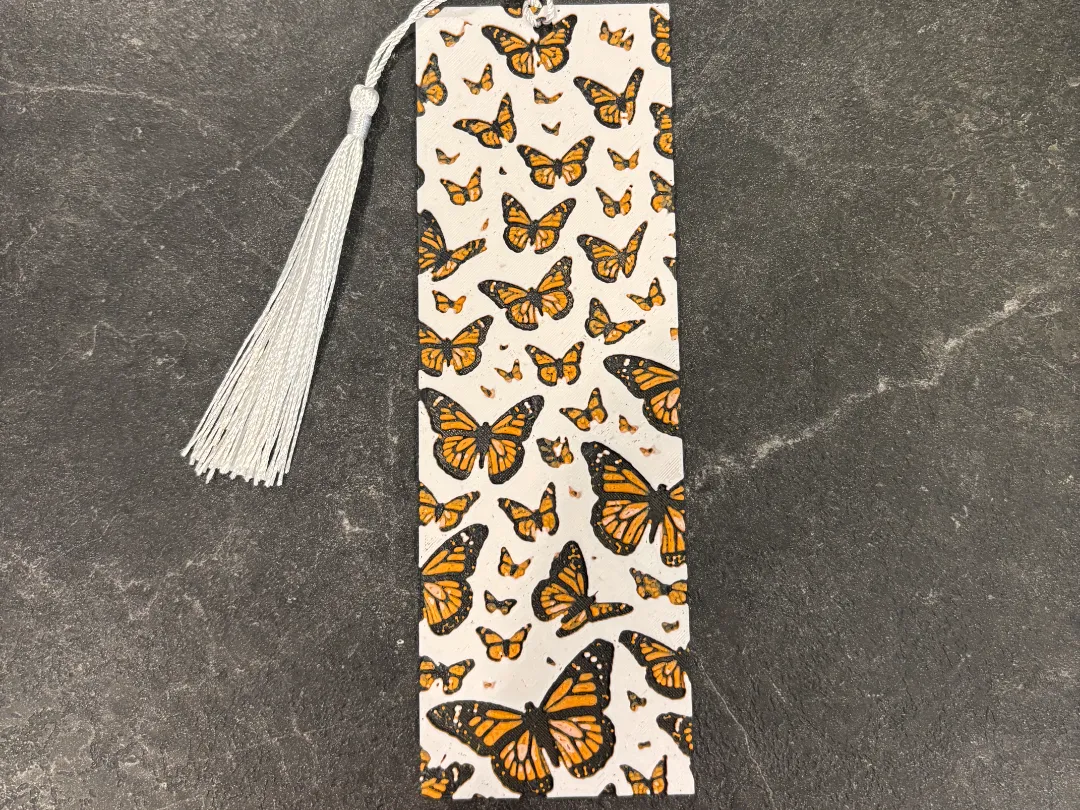 Monarch Butterfly Bookmark Hueforge