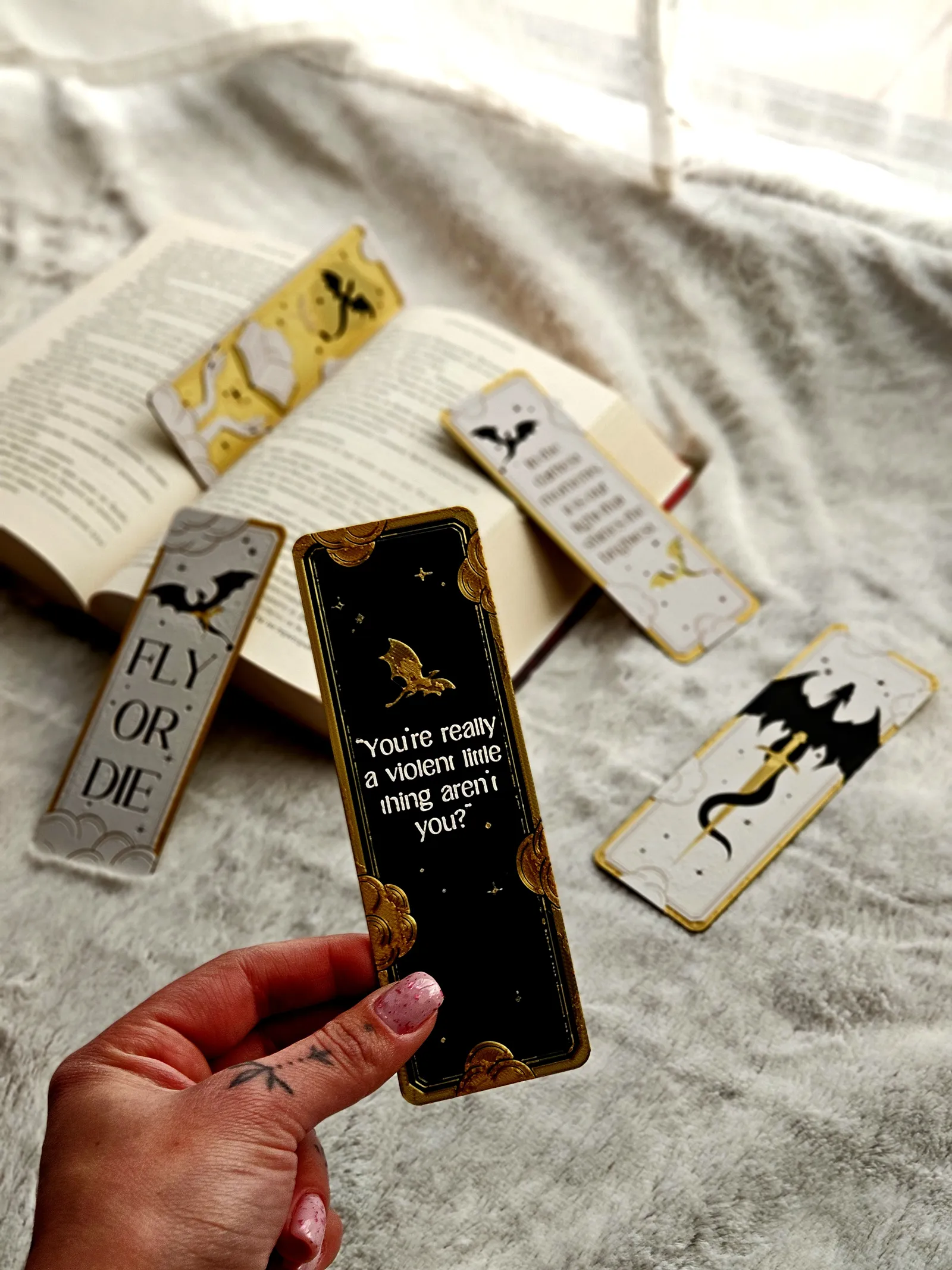 Fourth Wing - Bookmarks Set 1/2