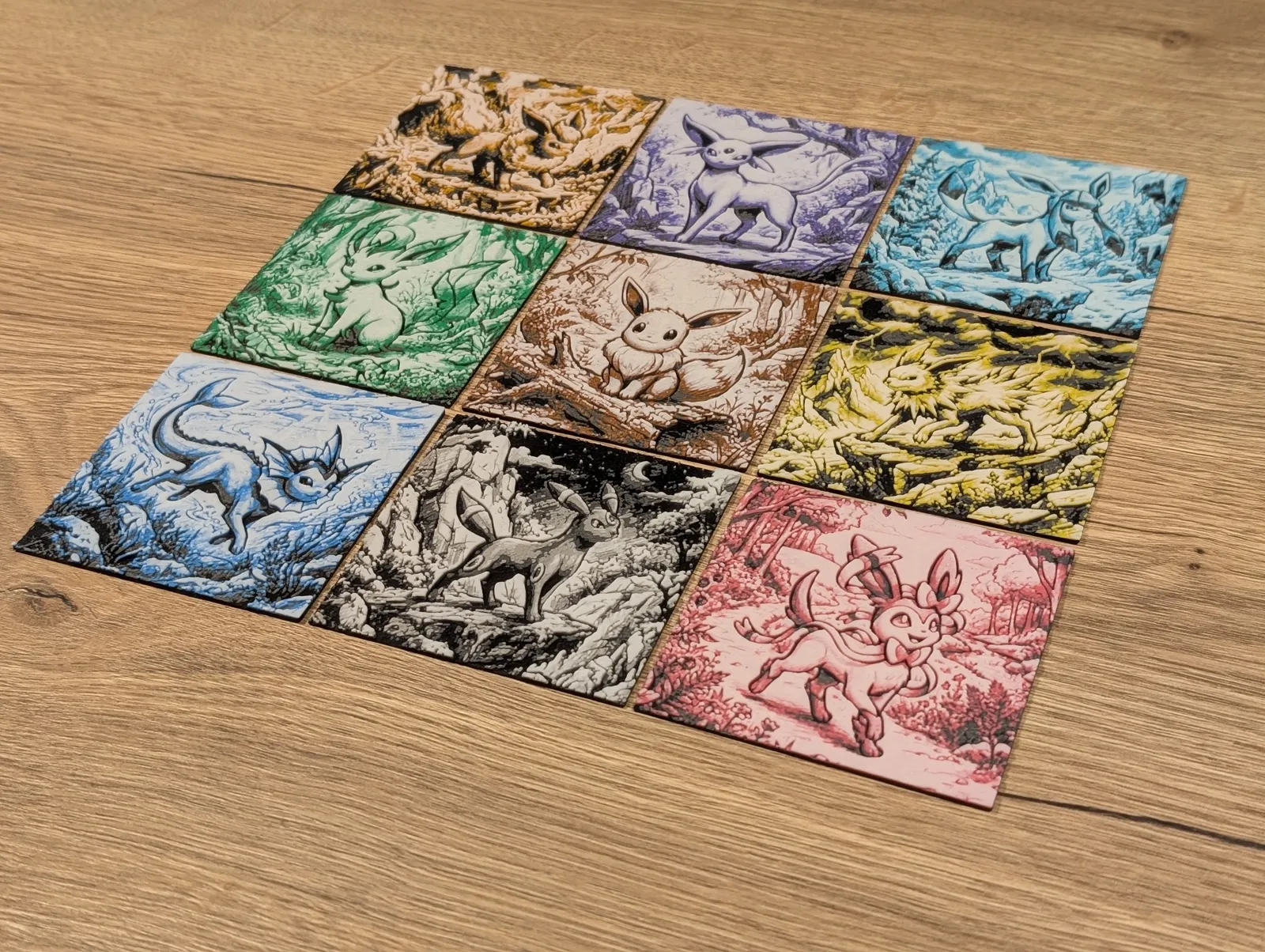 Eeveelution Pokemon Hueforge & Frame